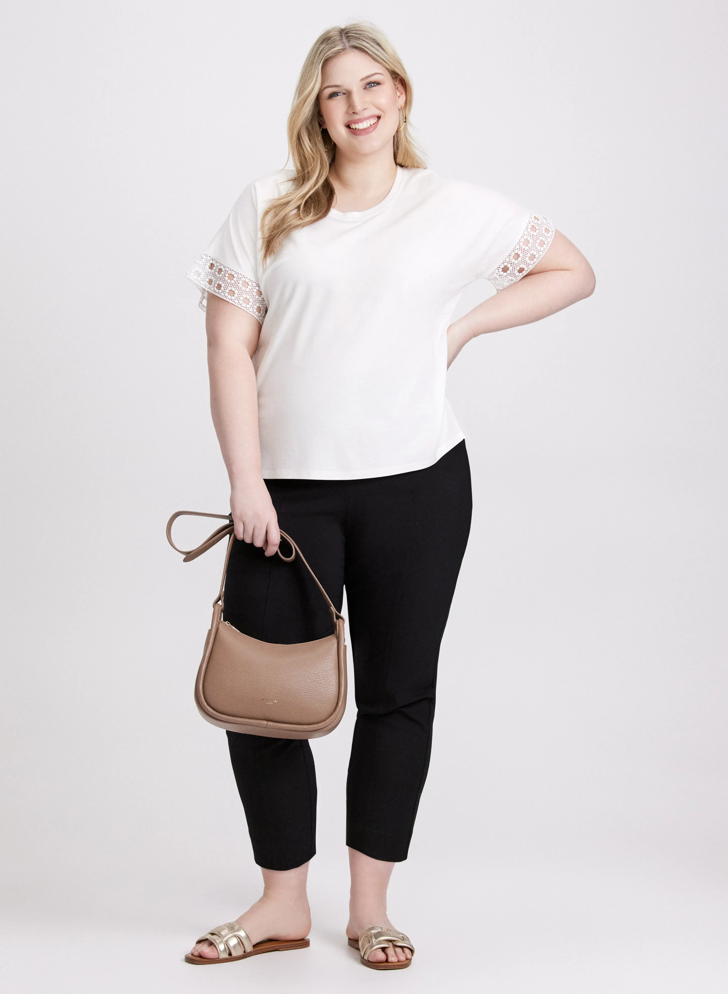 Sofia Slim-Leg Pants - Short sold by Laura product image thumbnail 4