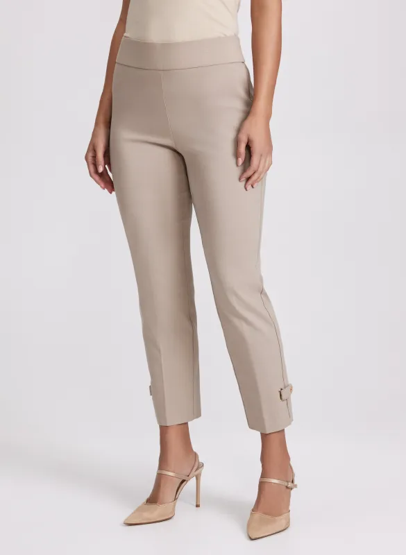 Sofia Slim-Leg Pants - Short sold by Laura