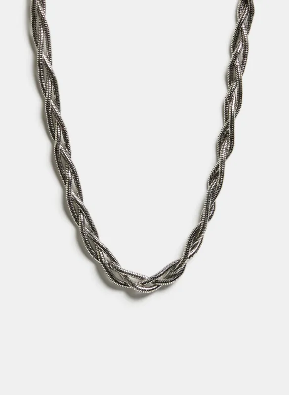 Braided Snake Chain Necklace sold by Laura