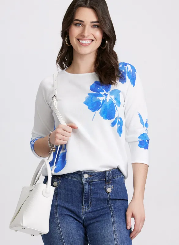 Floral Knit Sweater sold by Laura