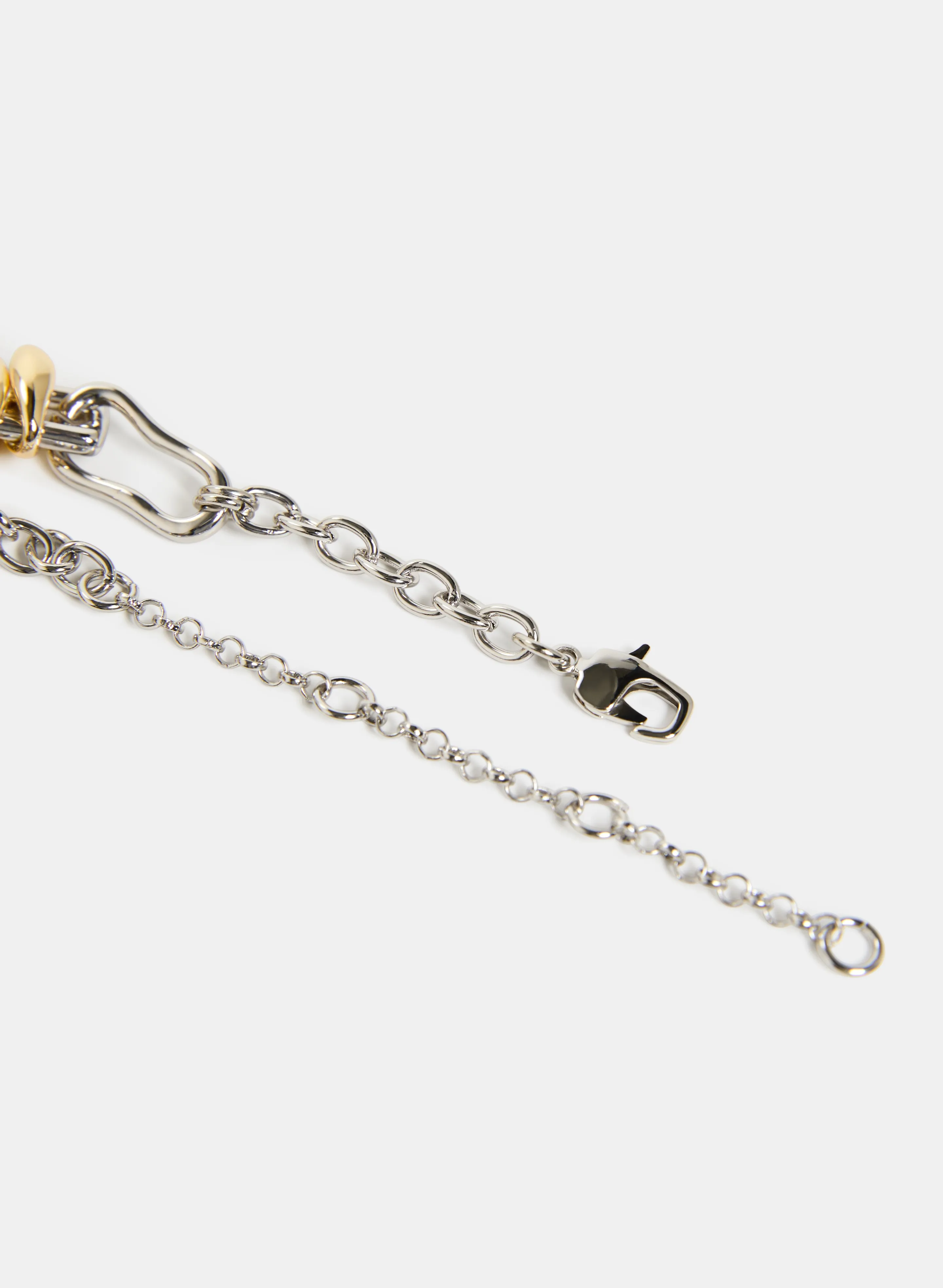 Two-Tone Chain Link Bracelet sold by Laura product image thumbnail 2