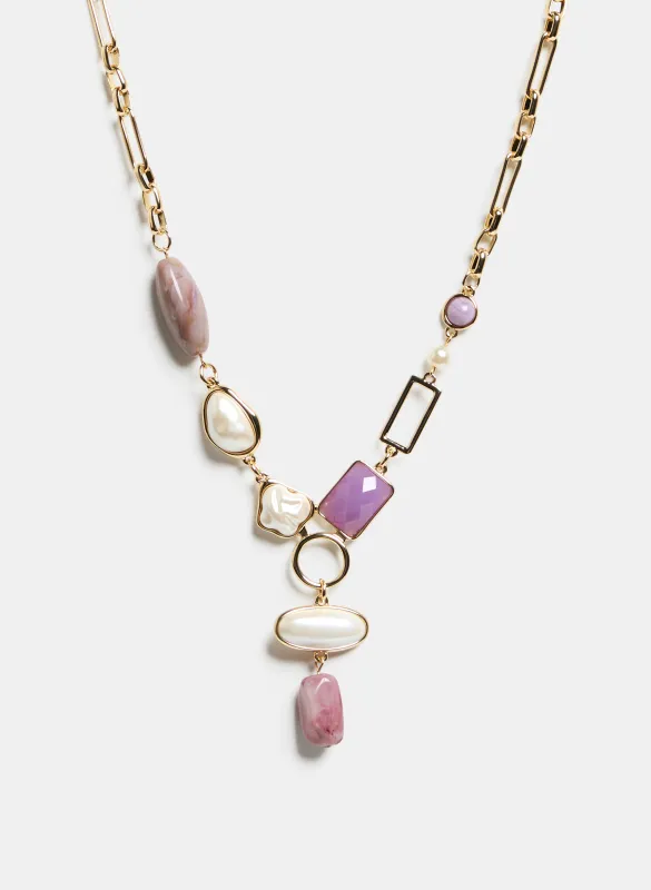 Bead & Stone Necklace sold by Laura