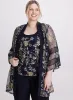 Floral Embroidered Jacket, Top & Pants Set sold by Laura