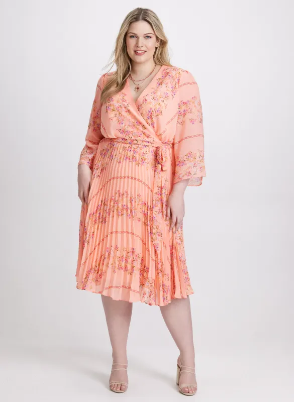 Pleated Chiffon Dress sold by Laura