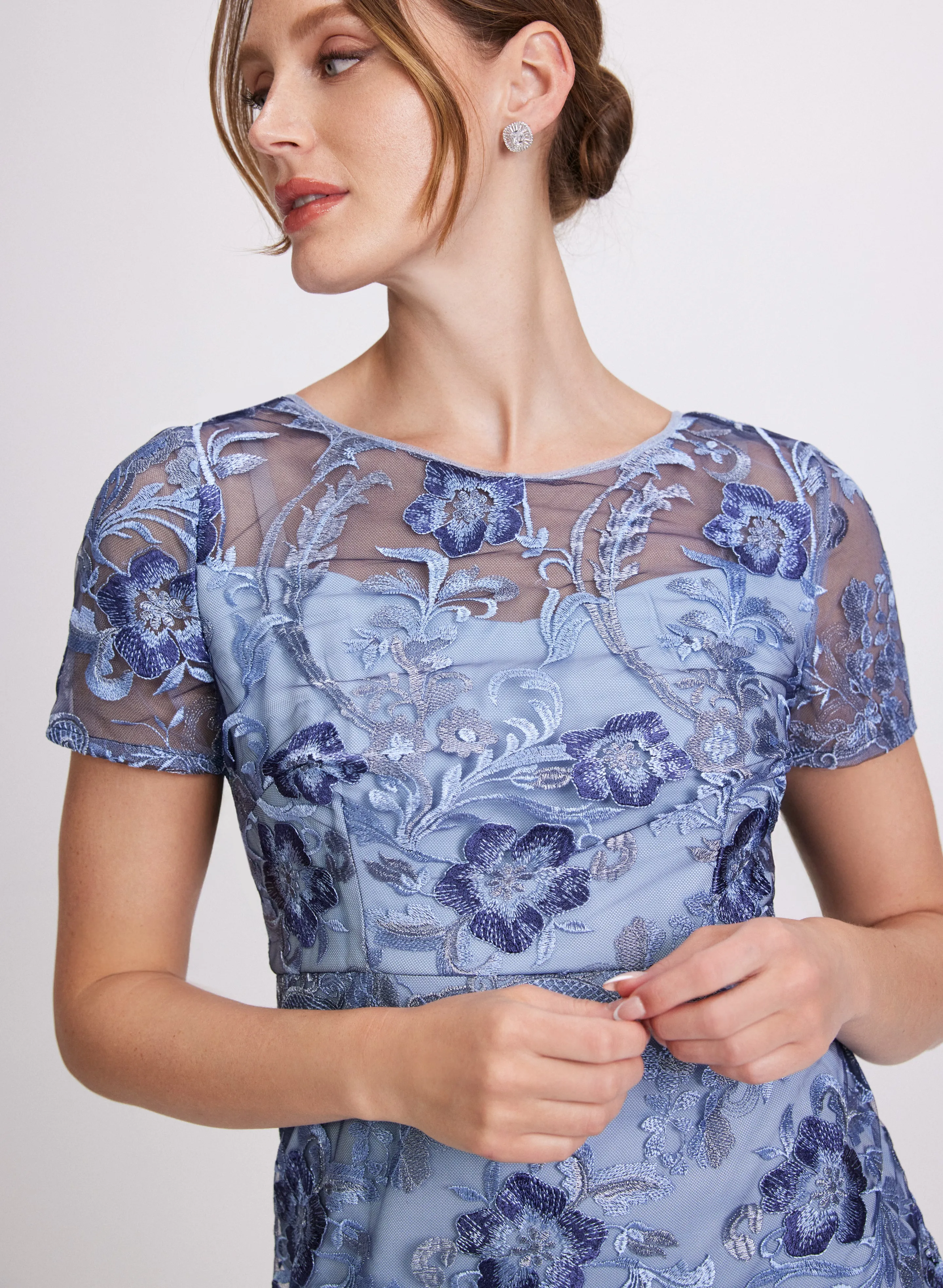 Floral Embroidered Dress sold by Laura product image thumbnail 5