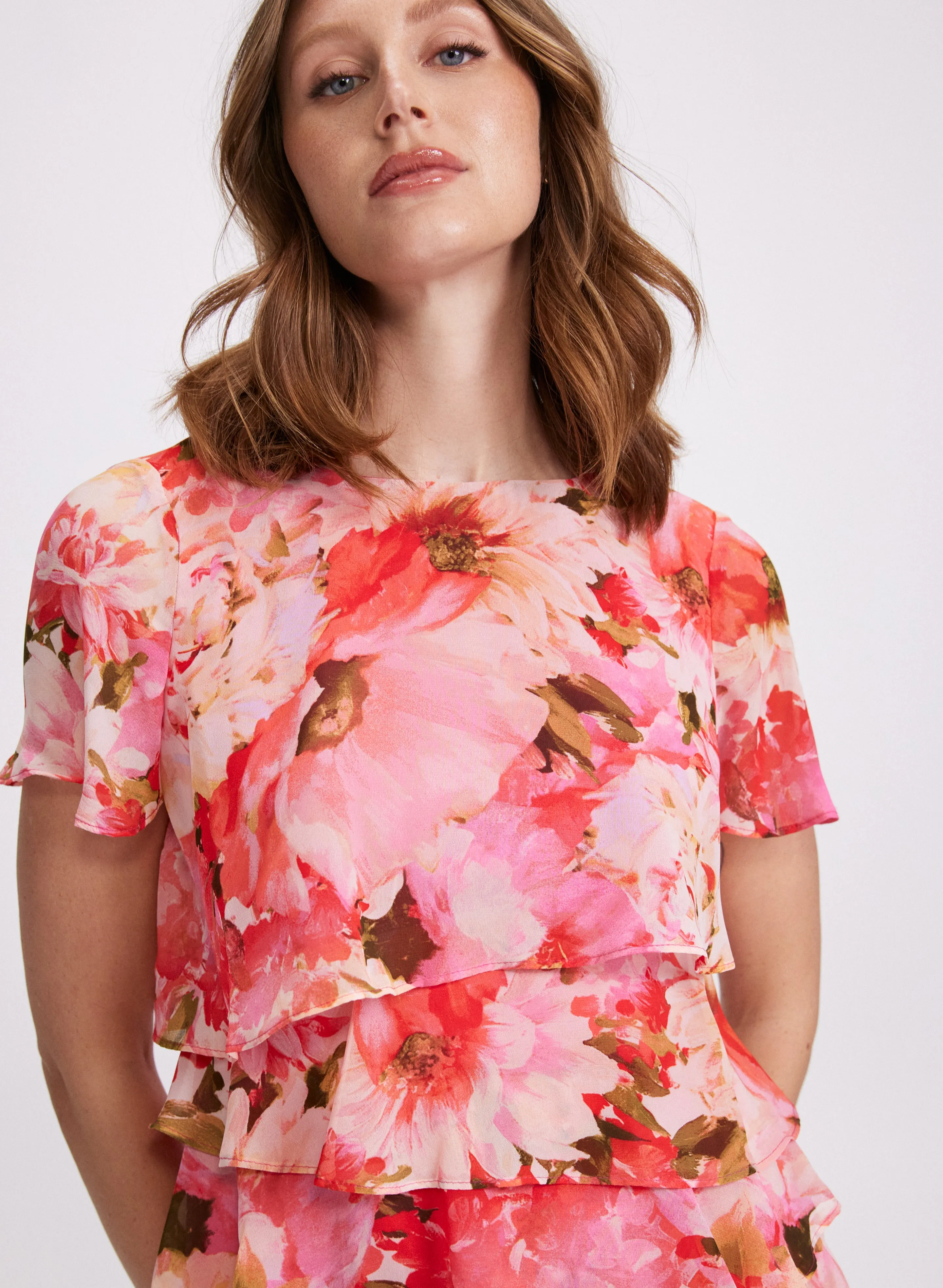 Tiered Floral Dress sold by Laura product image thumbnail 5