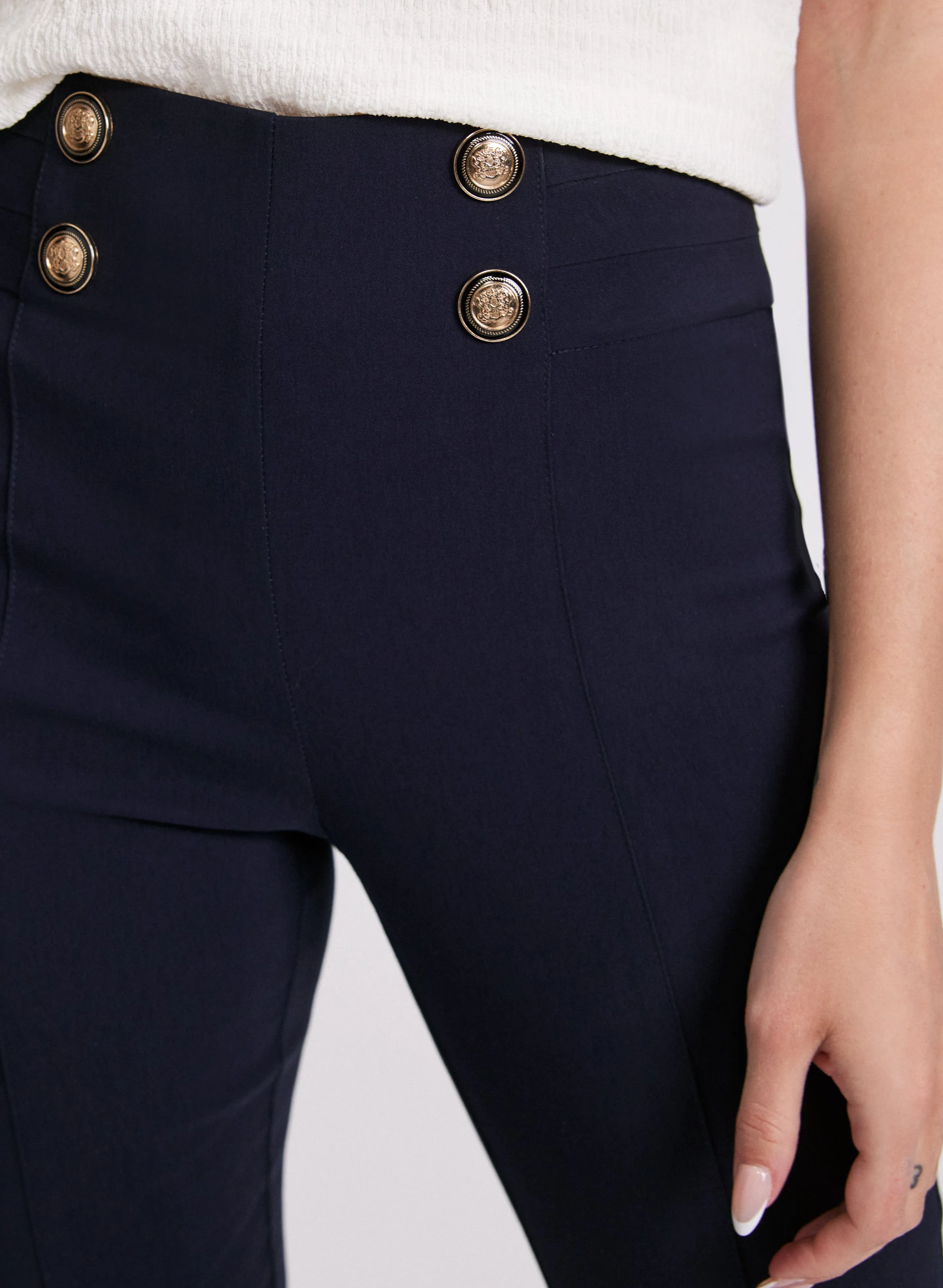 Sofia Slim-Leg Pants - Short sold by Laura product image thumbnail 5