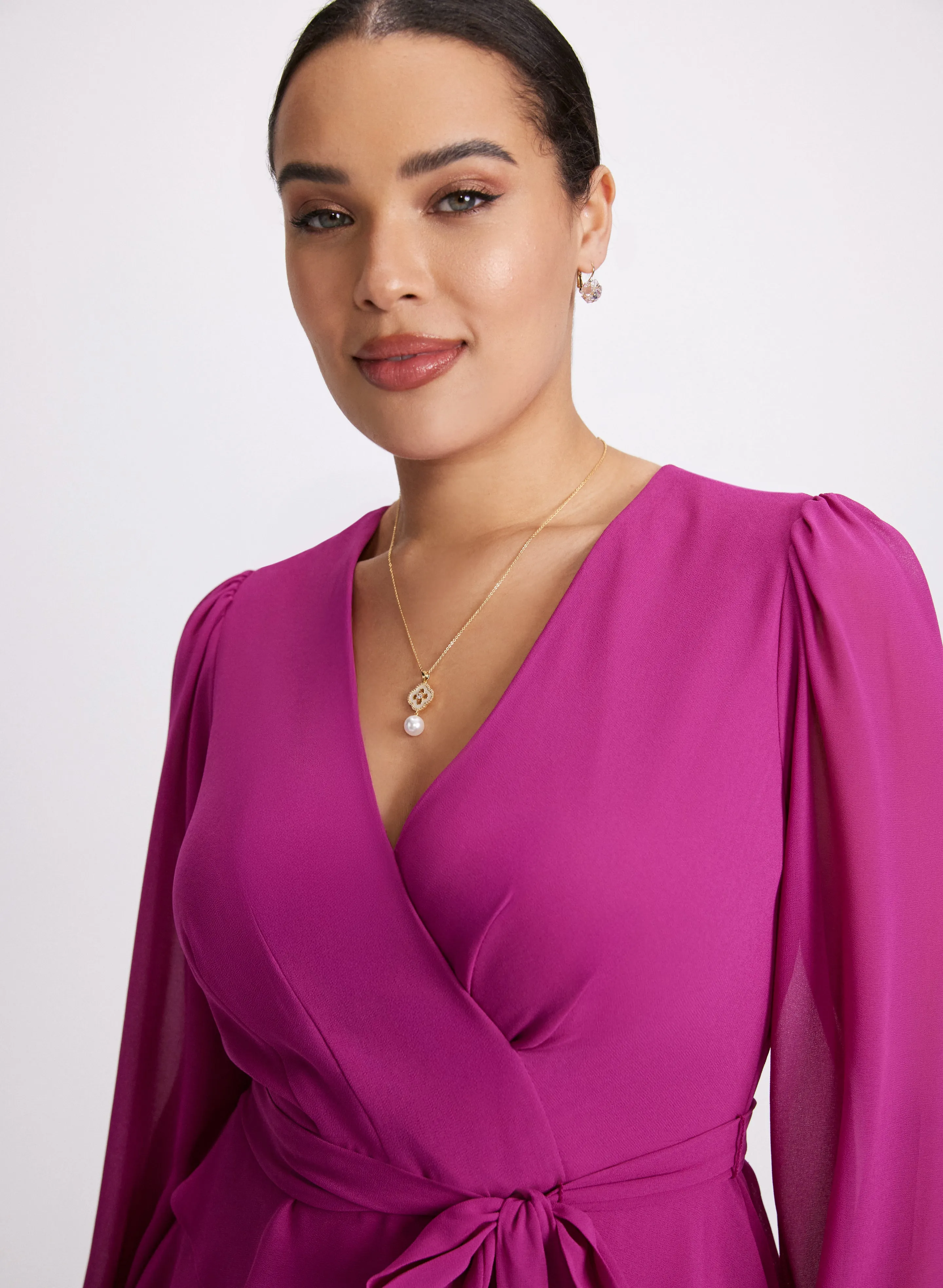 Tiered Chiffon Dress sold by Laura product image thumbnail 5