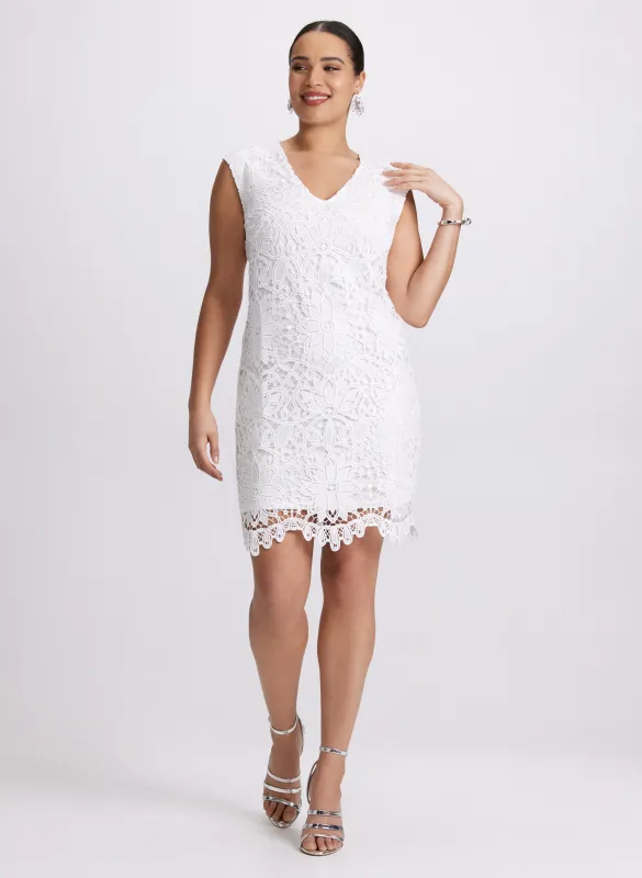 Scalloped Lace Dress sold by Laura