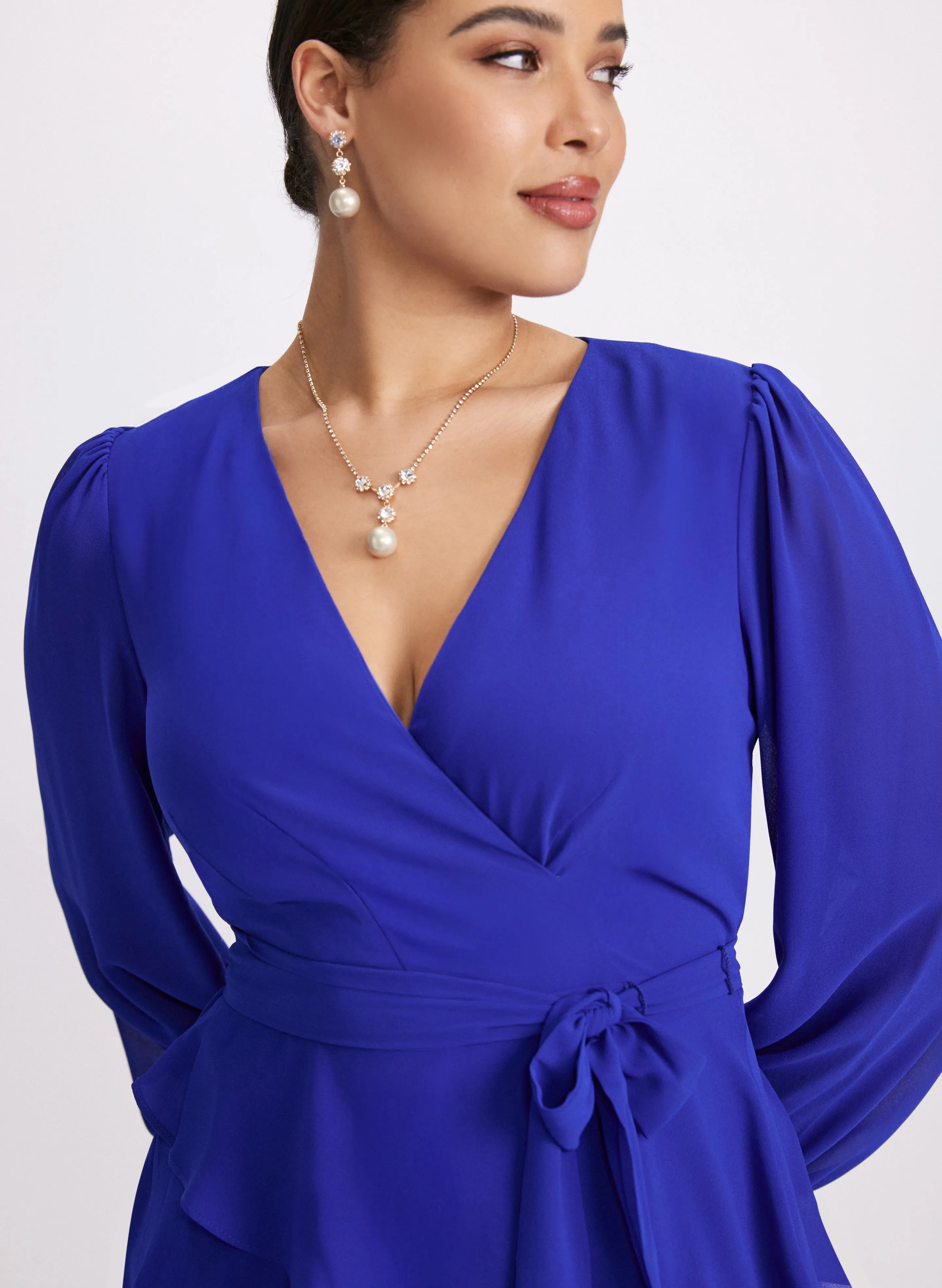 Tiered Chiffon Dress sold by Laura product image thumbnail 5