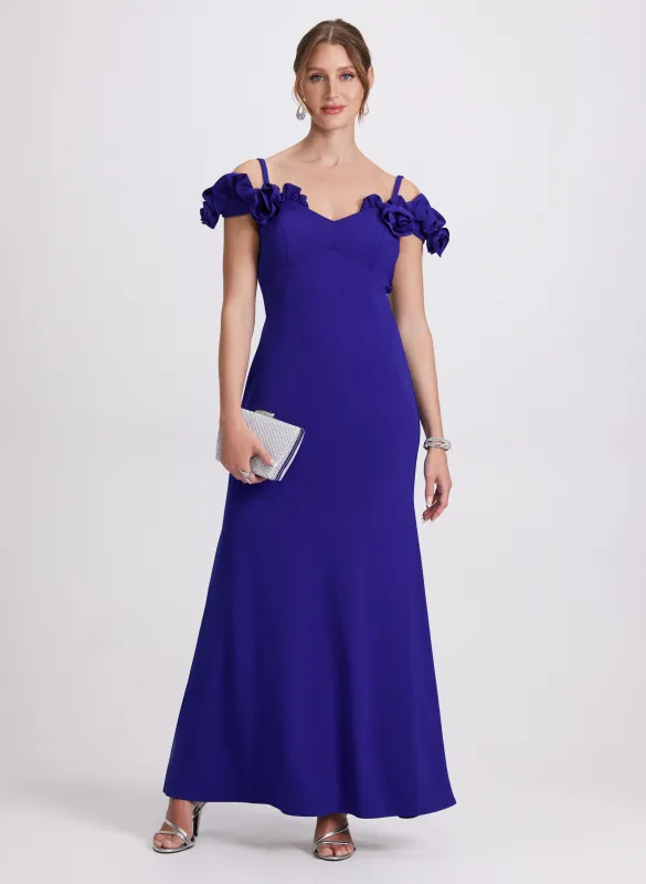 Rosette Appliqué Dress sold by Laura