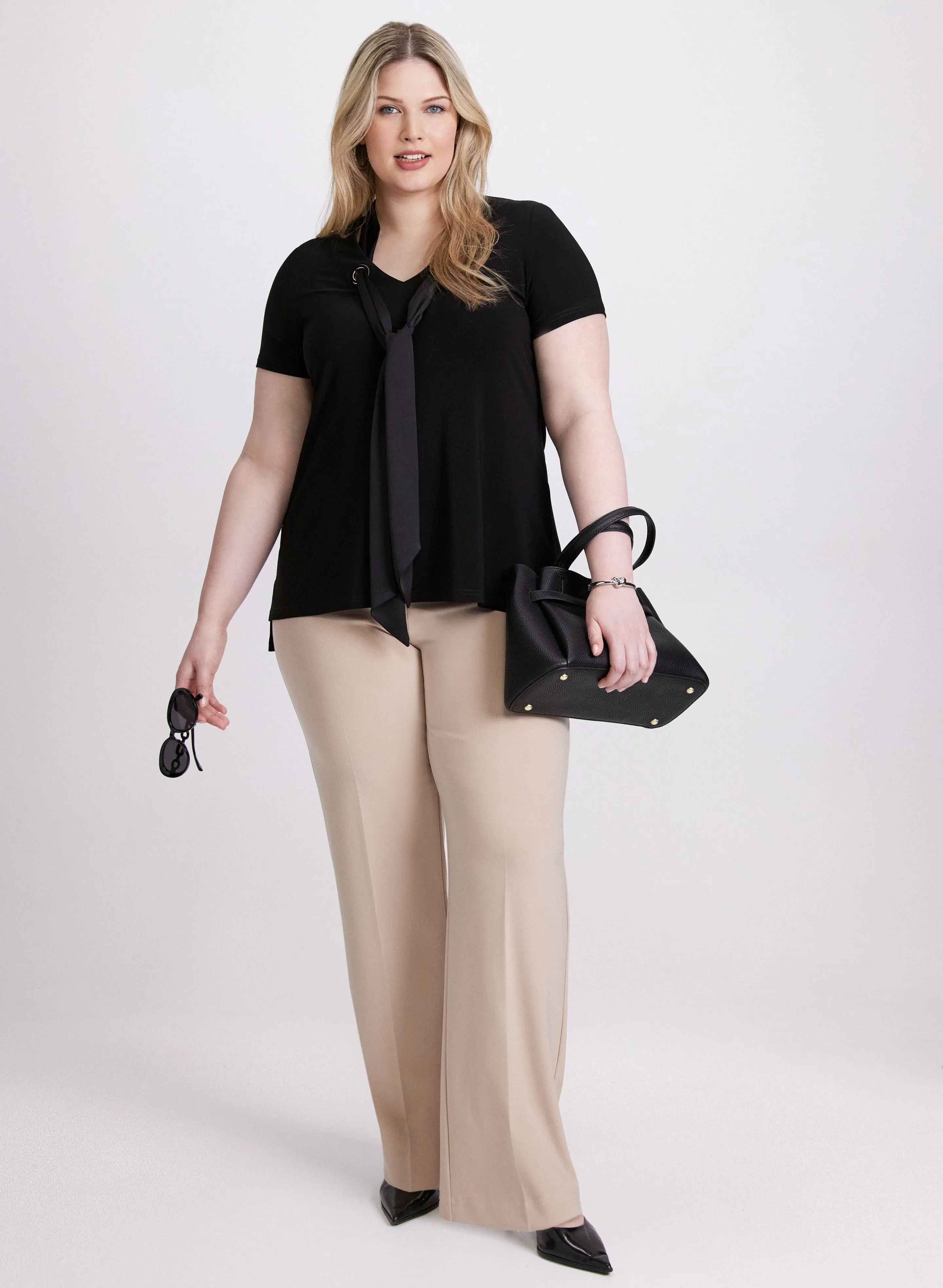 Joseph Ribkoff - V-Neck Tie Top sold by Laura product image thumbnail 3