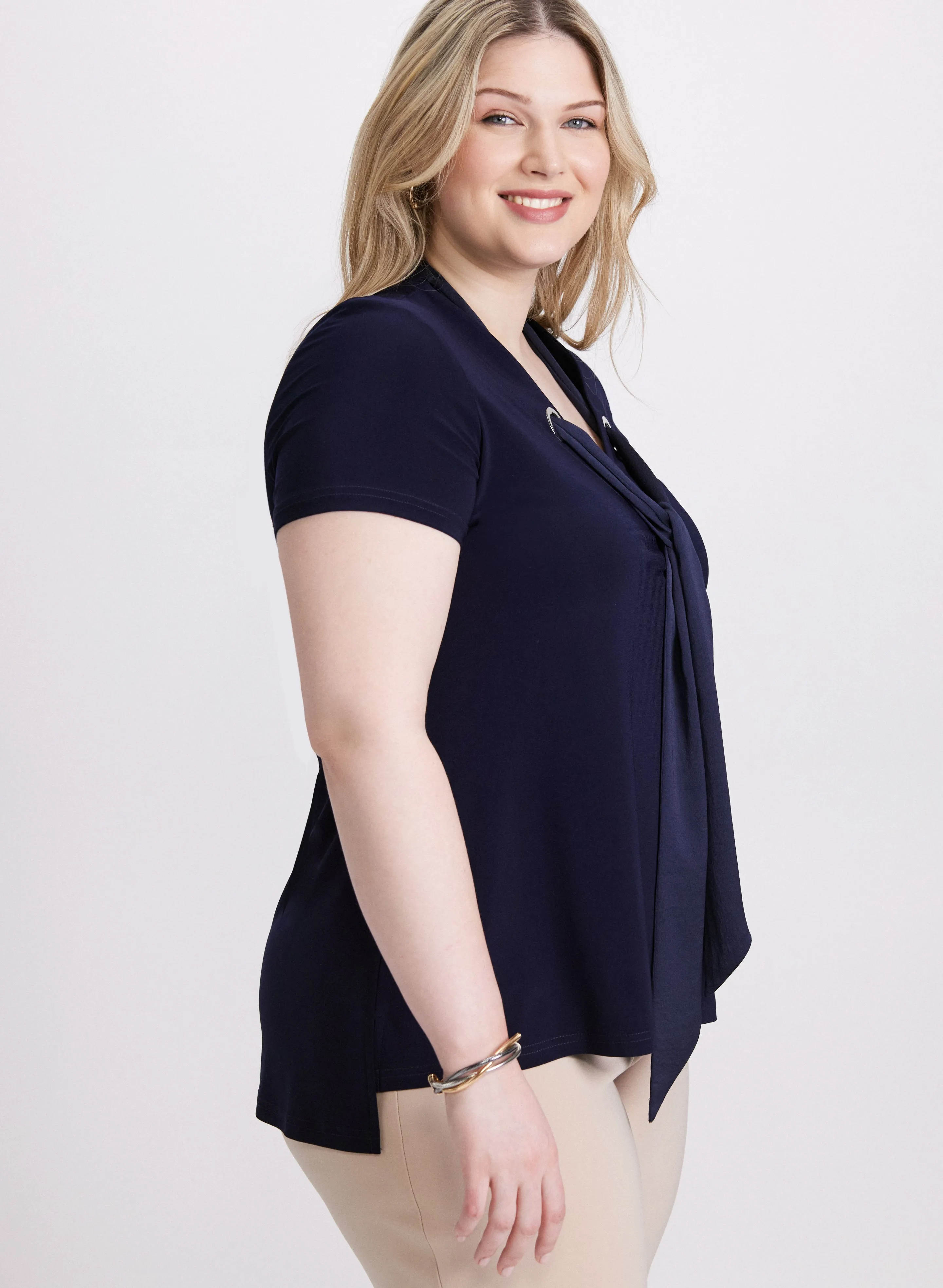 Joseph Ribkoff - V-Neck Tie Top sold by Laura product image thumbnail 5