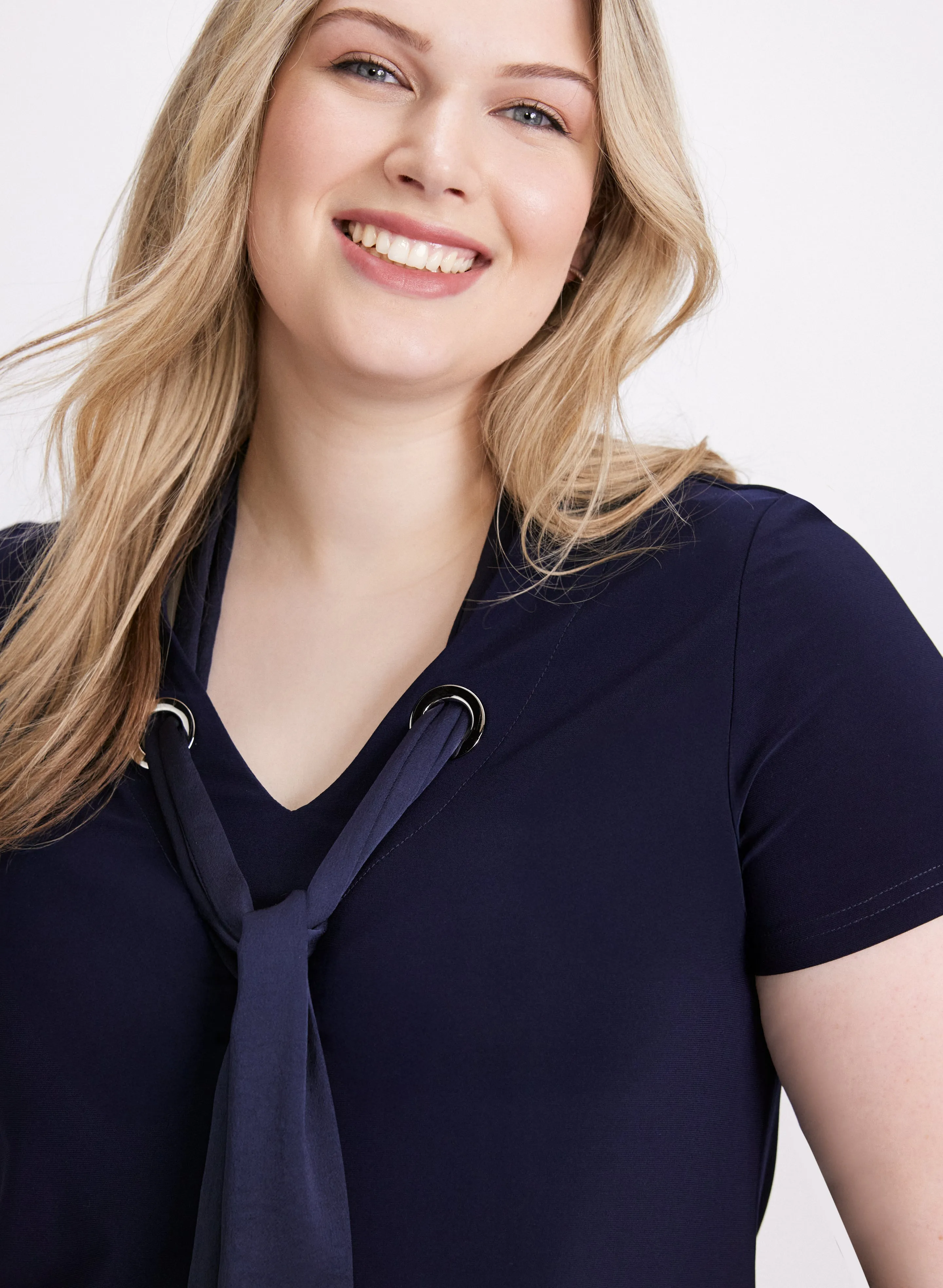 Joseph Ribkoff - V-Neck Tie Top sold by Laura product image thumbnail 2