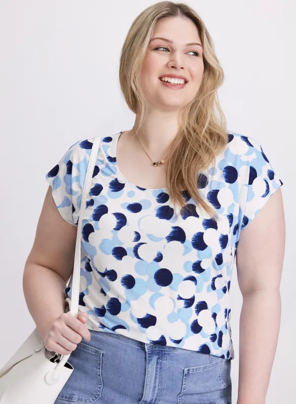 Abstract Dot Print Top sold by Laura