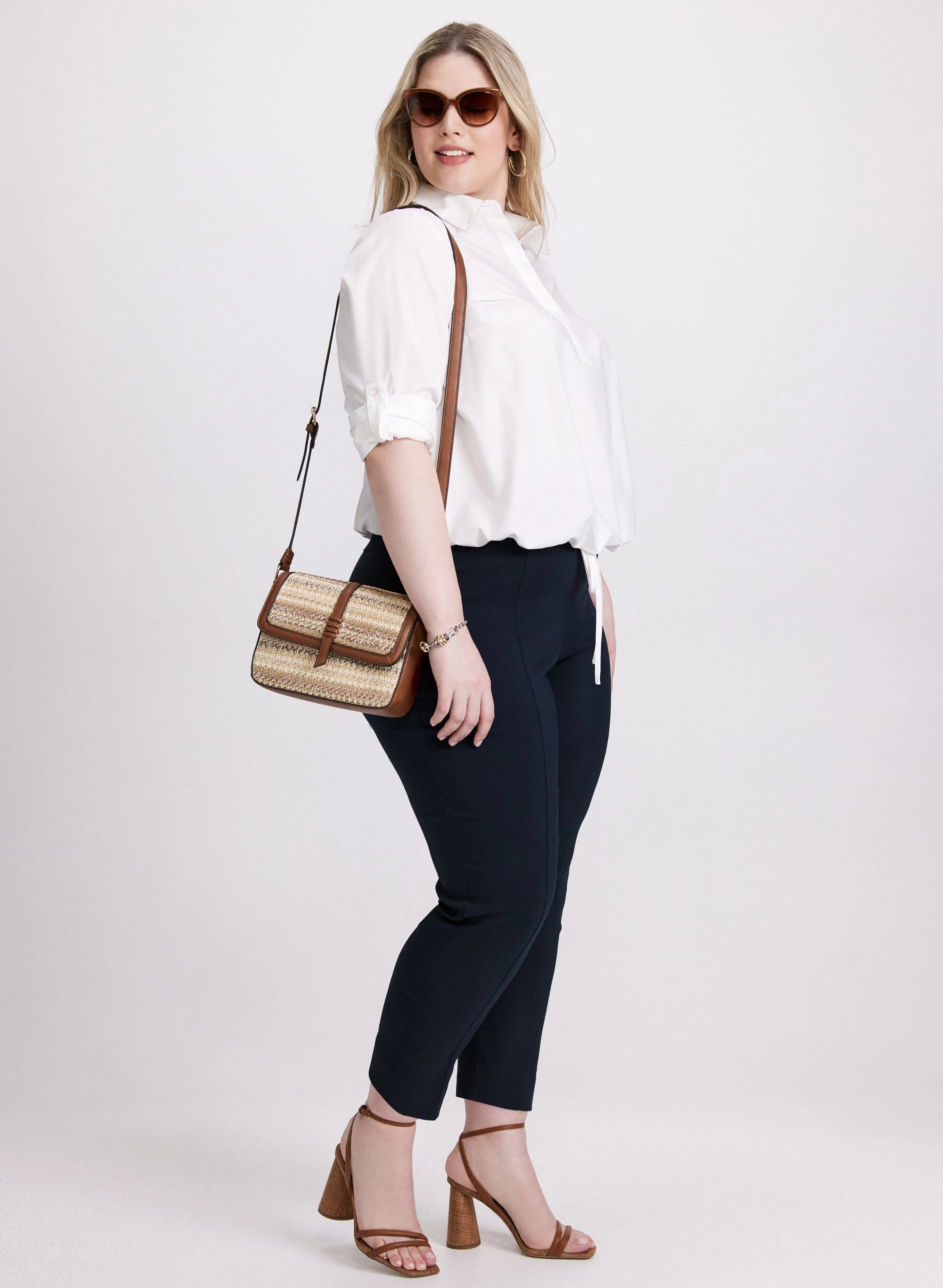 Sofia Slim-Leg Pants - Short sold by Laura product image thumbnail 5