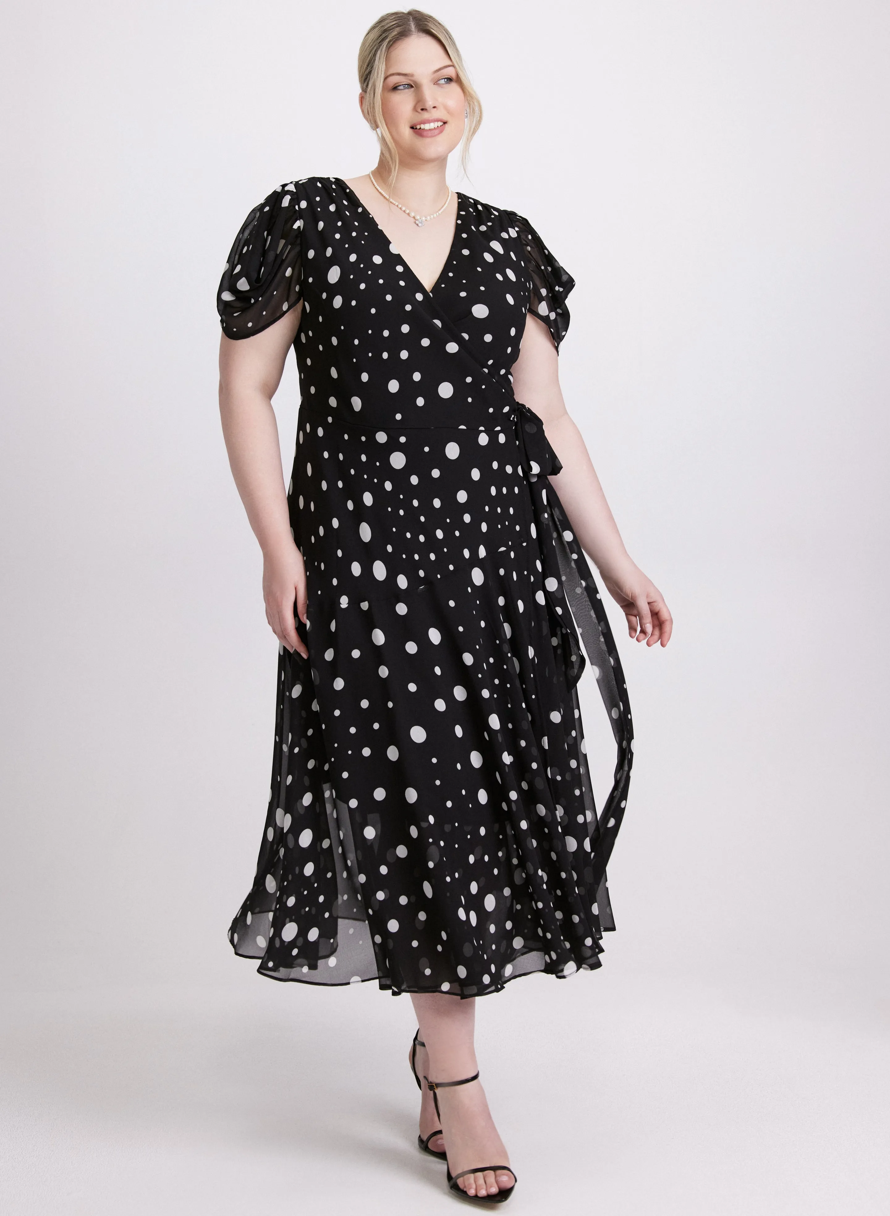 Joseph Ribkoff - Polka Dot Dress sold by Laura