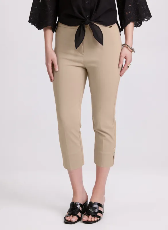 High-Rise Bengaline Capris sold by Laura