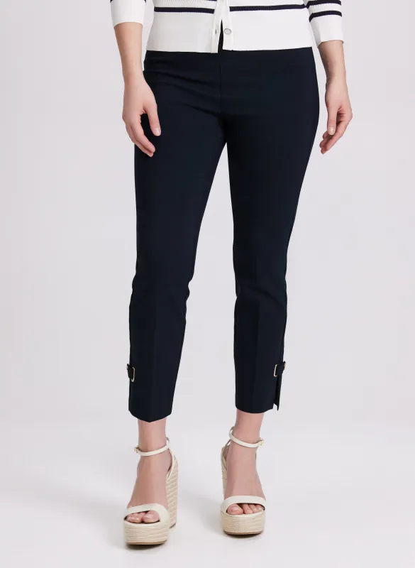 Sofia Slim-Leg Pants - Short sold by Laura