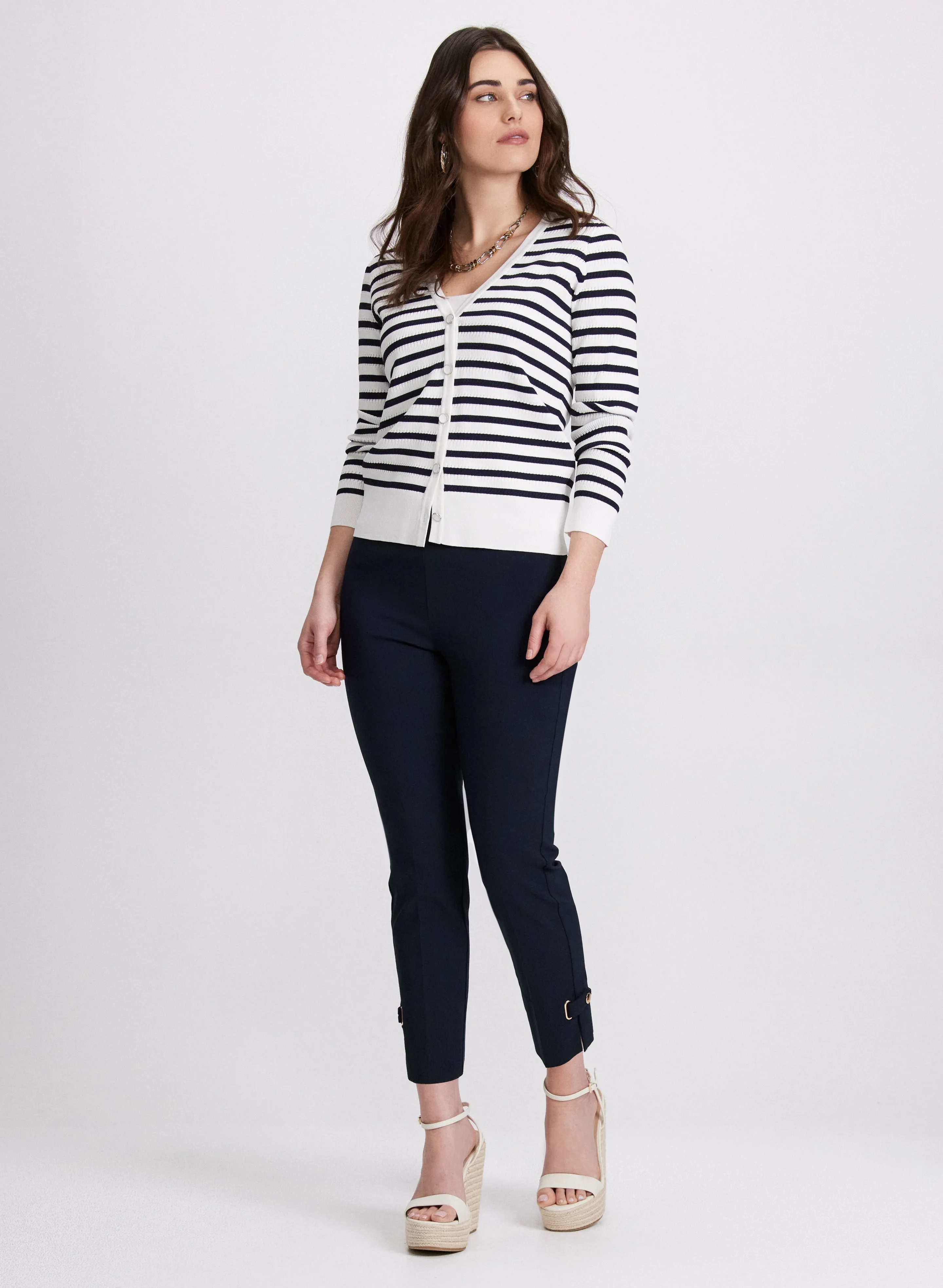 Sofia Slim-Leg Pants - Short sold by Laura product image thumbnail 3