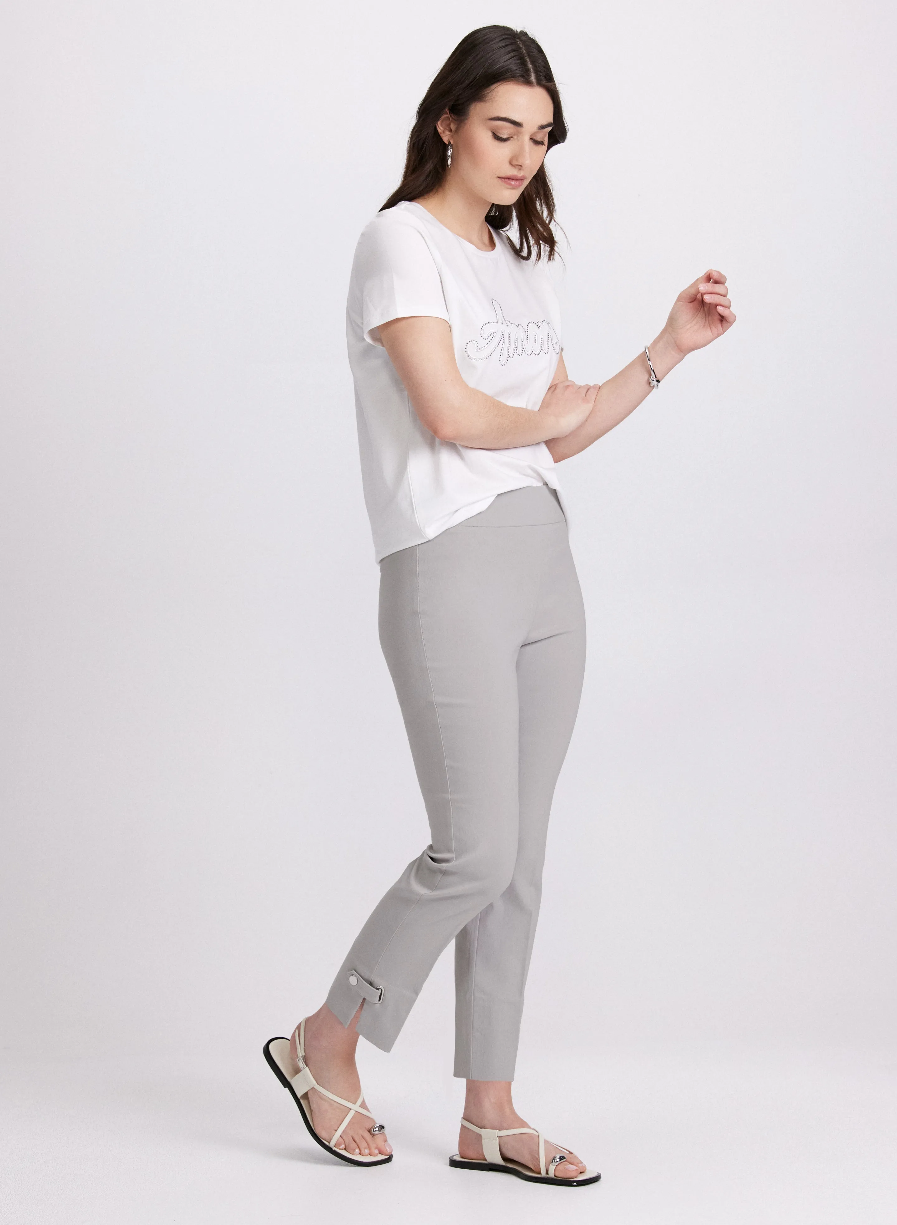 Sofia Slim-Leg Pants - Short sold by Laura product image thumbnail 5