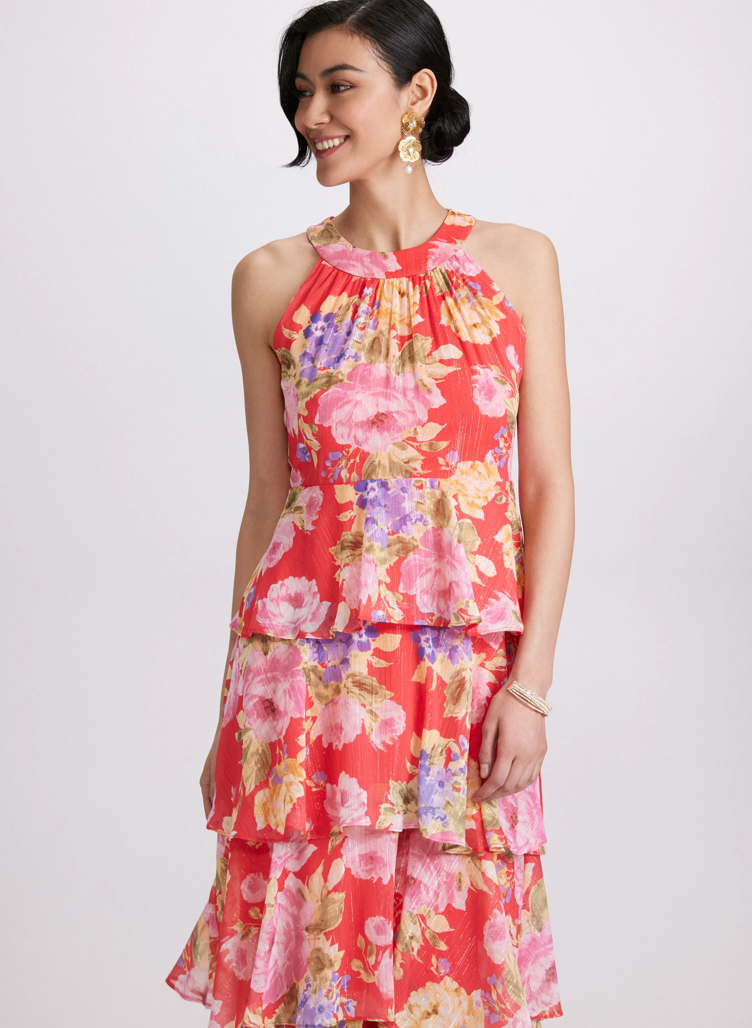 Tiered Floral Dress sold by Laura product image thumbnail 4