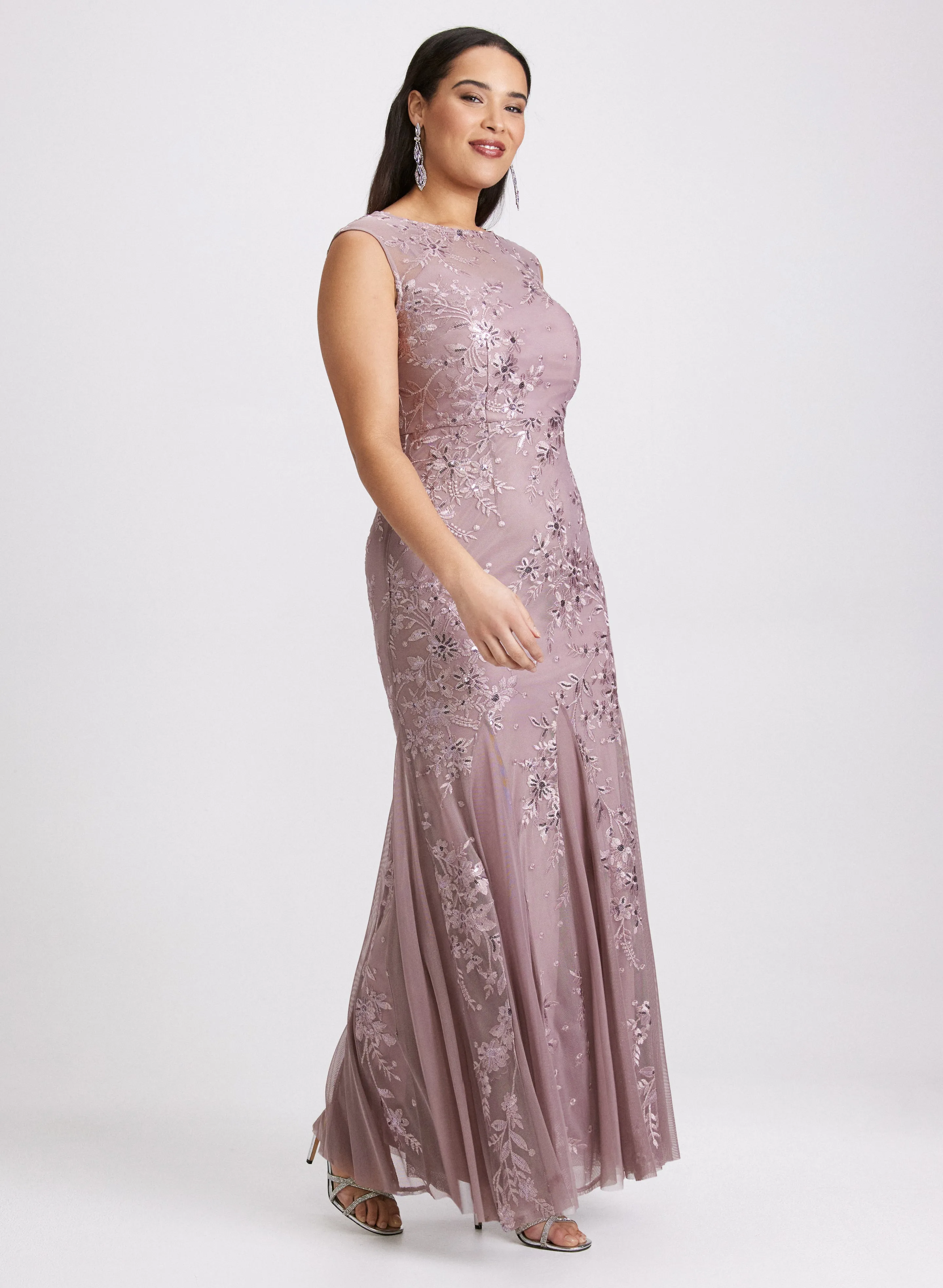 Embroidered Tulle Dress sold by Laura product image thumbnail 2