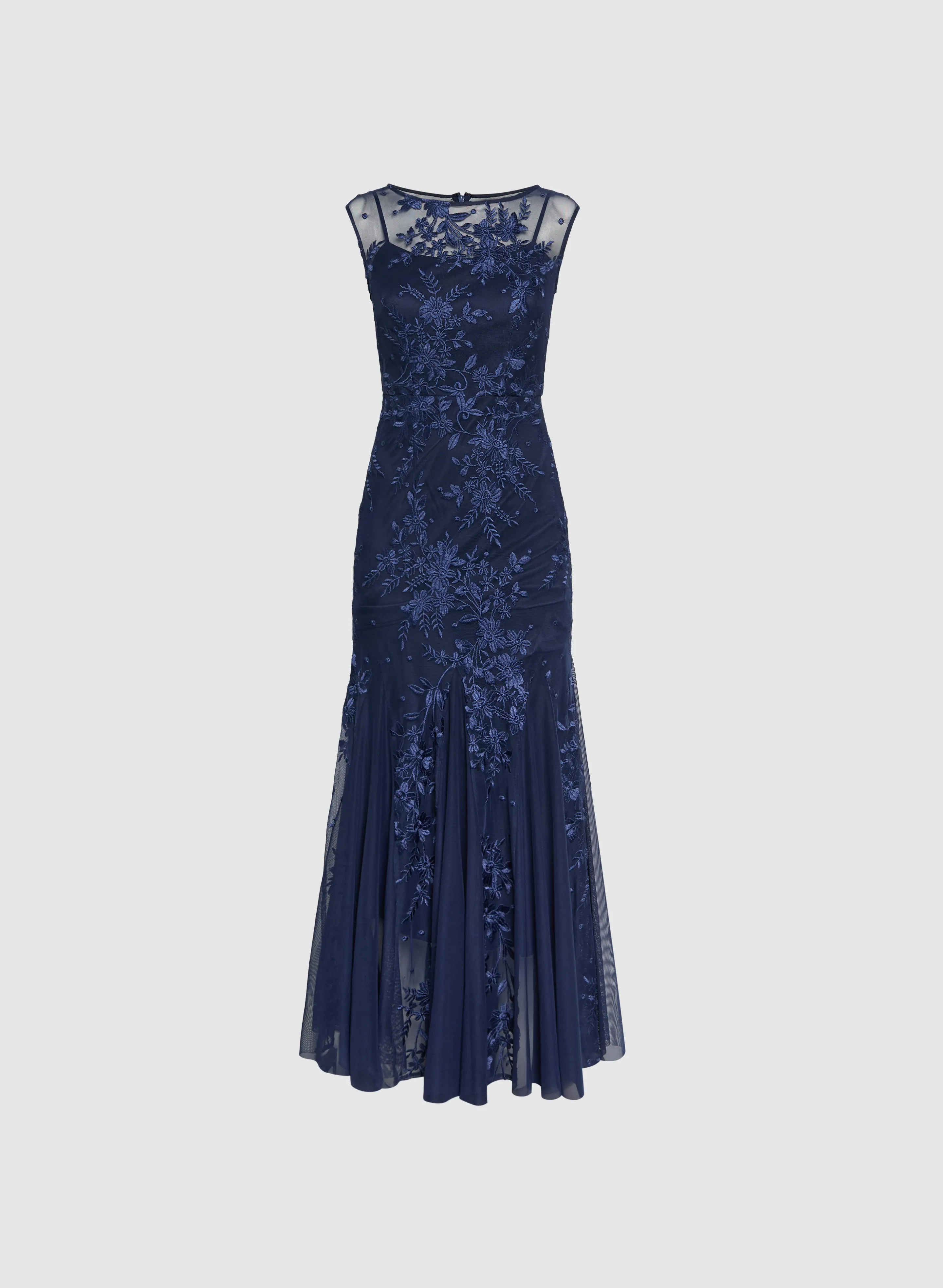 Floral Embroidered Tulle Dress sold by Laura product image thumbnail 5