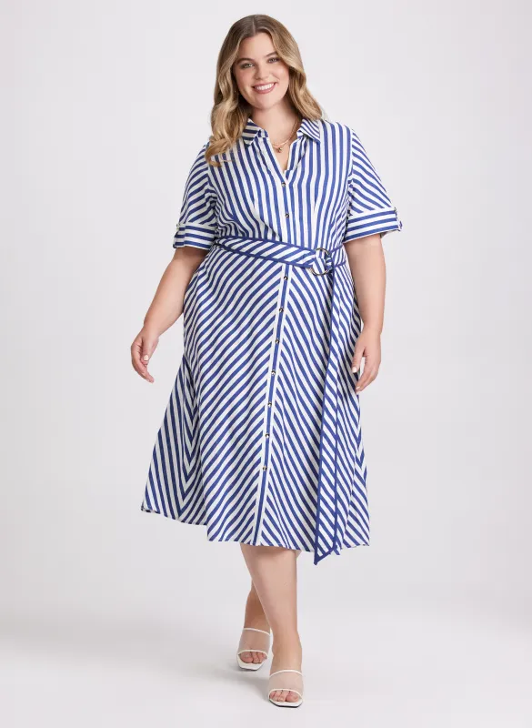 Striped Shirt Dress sold by Laura