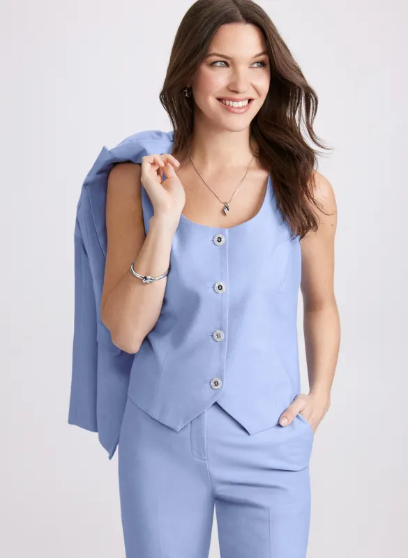 Button-Down Vest sold by Laura