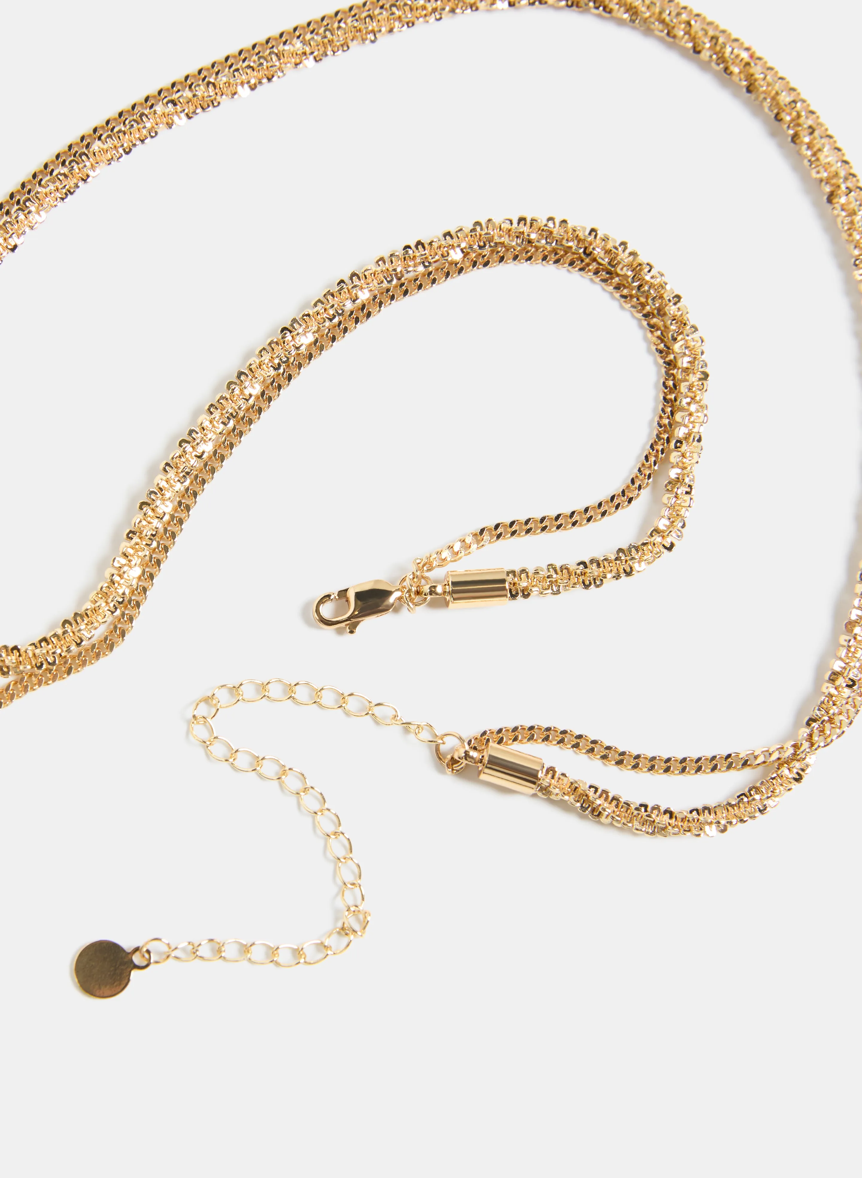 Double Chain Necklace sold by Laura product image thumbnail 2