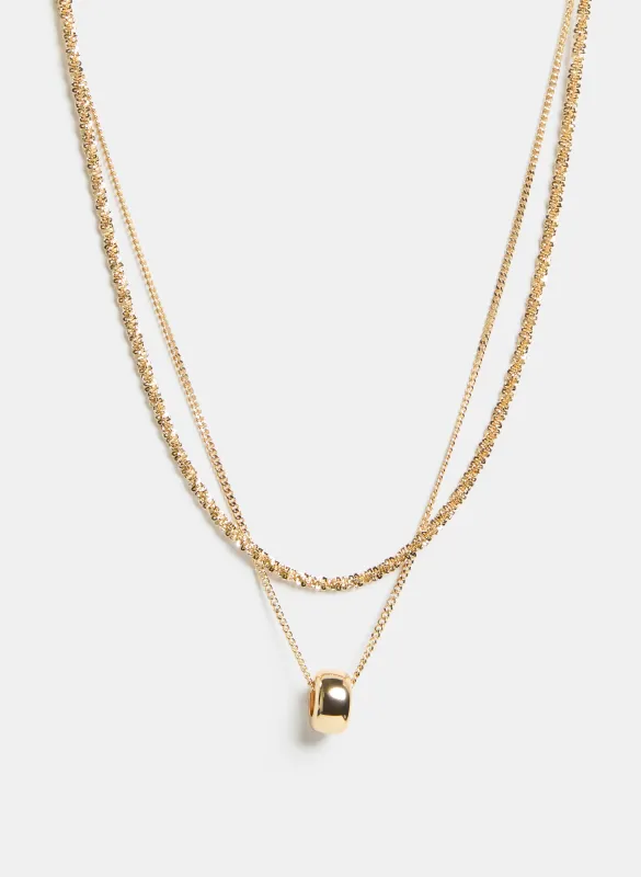 Double Chain Necklace sold by Laura