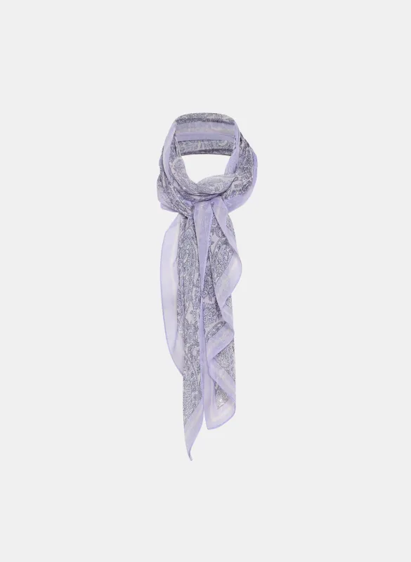 Paisley Chiffon Scarf sold by Laura