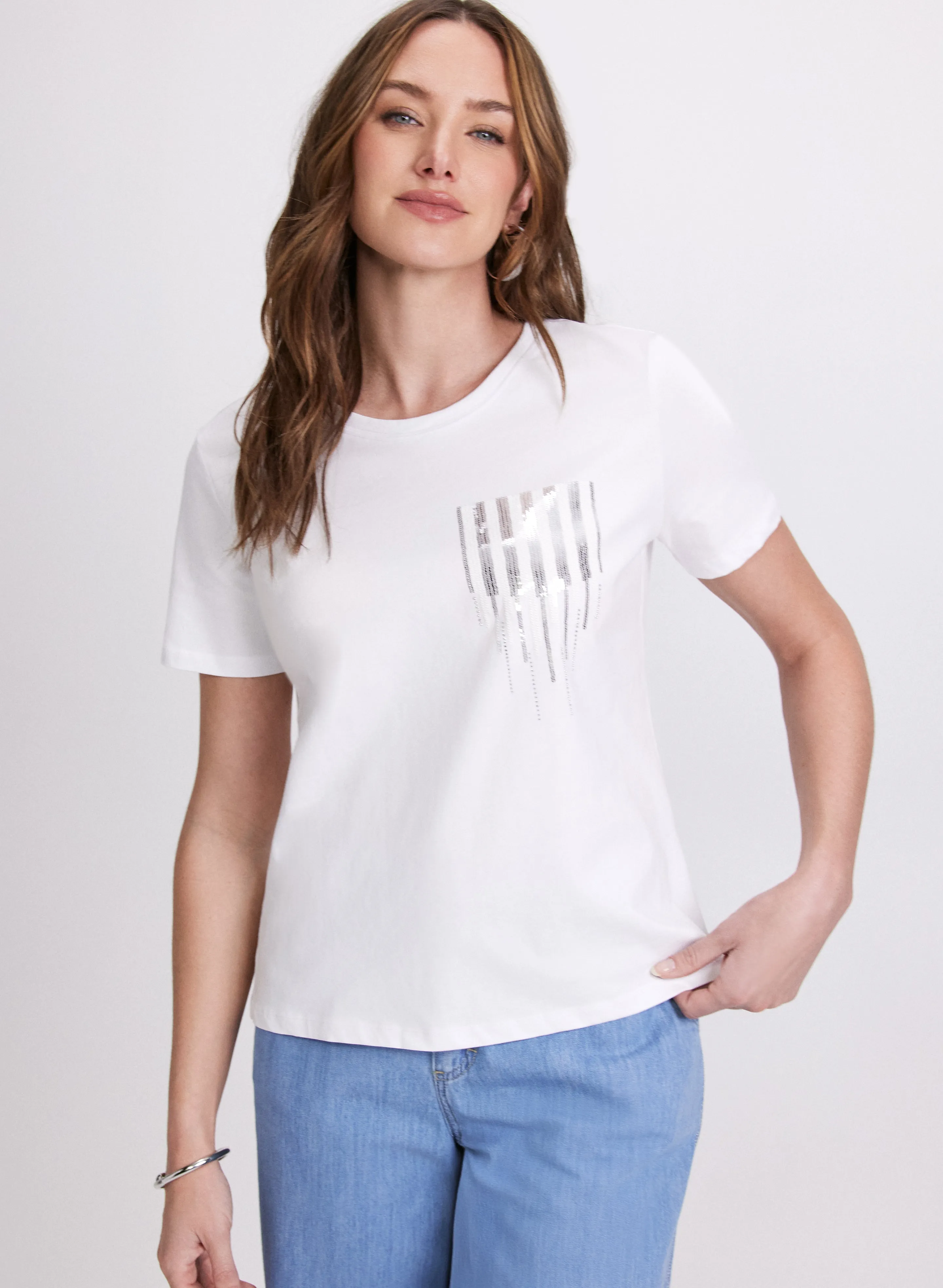 Sequin Gradient T-Shirt sold by Laura product image thumbnail 5