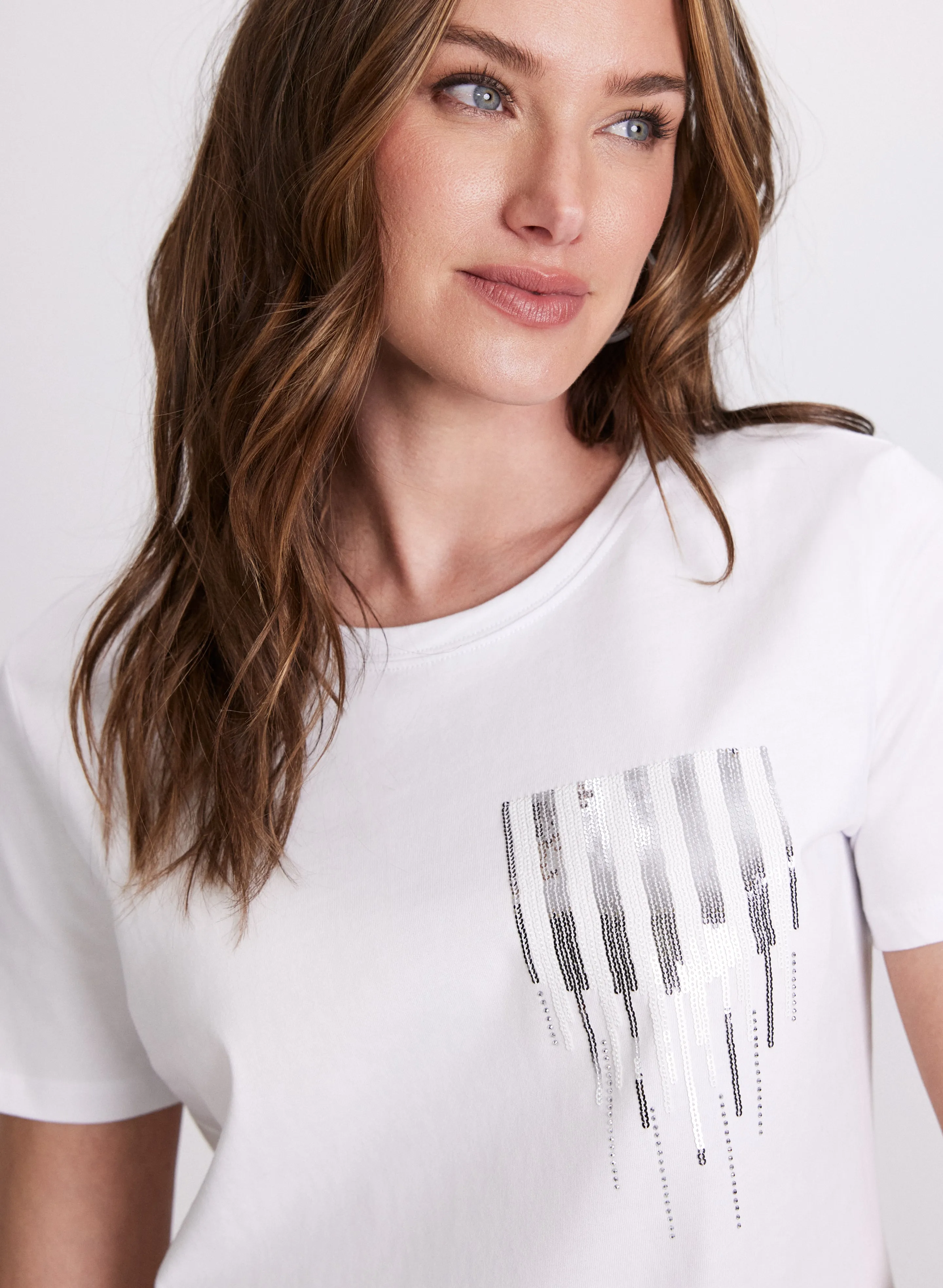 Sequin Gradient T-Shirt sold by Laura product image thumbnail 4