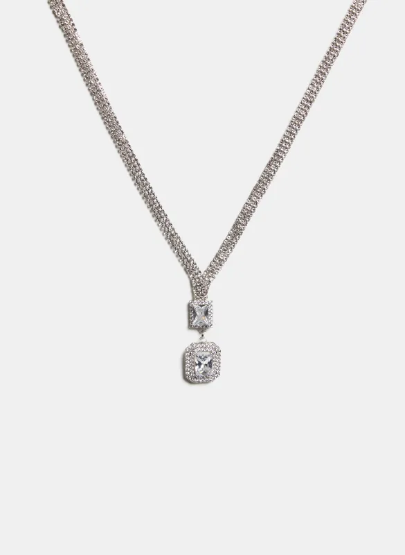 Crystal Chain Necklace sold by Laura