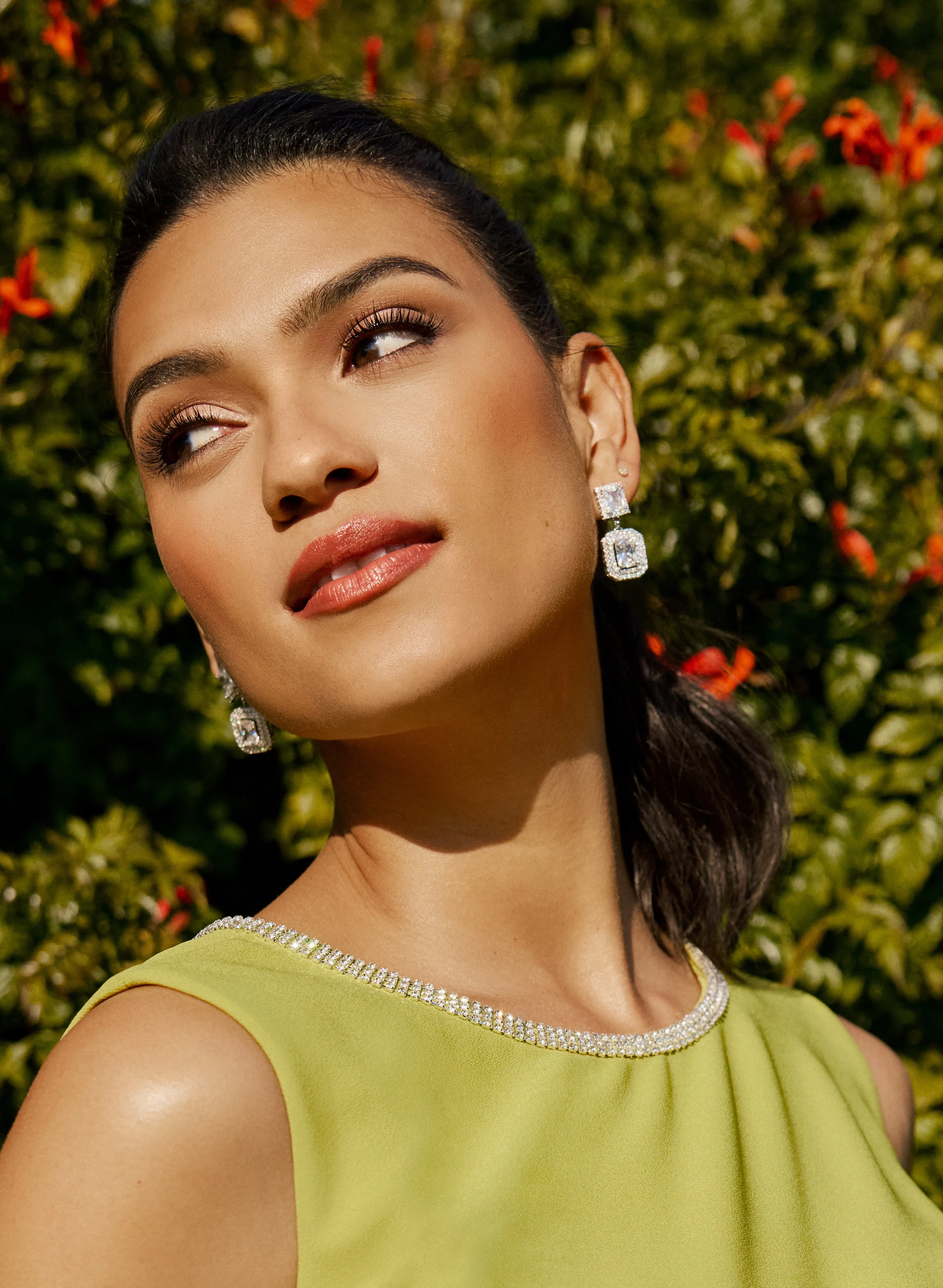 Cubic Zirconia Dangle Earrings sold by Laura product image thumbnail 2