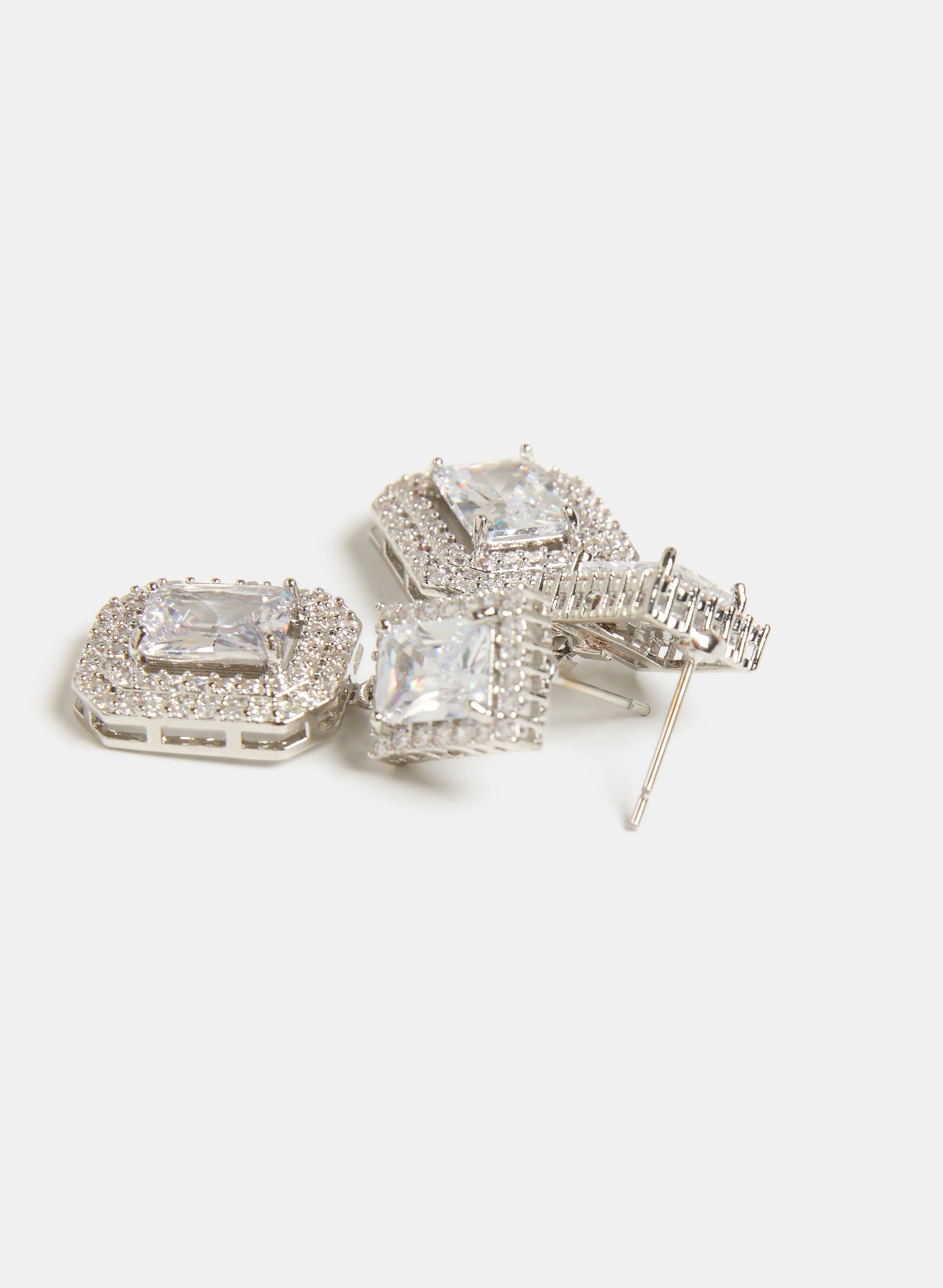 Cubic Zirconia Dangle Earrings sold by Laura product image thumbnail 3