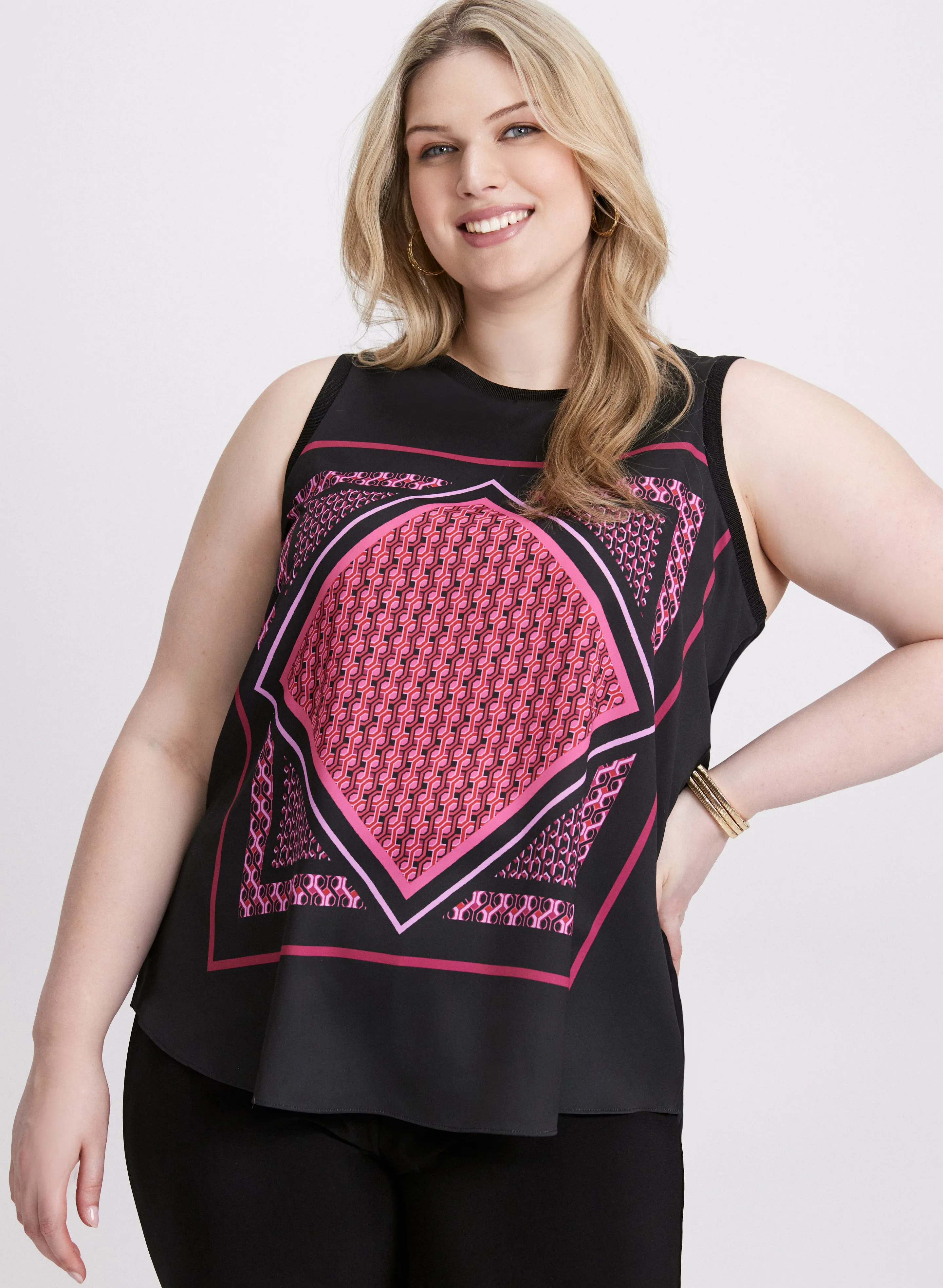 Geometric Print Top sold by Laura