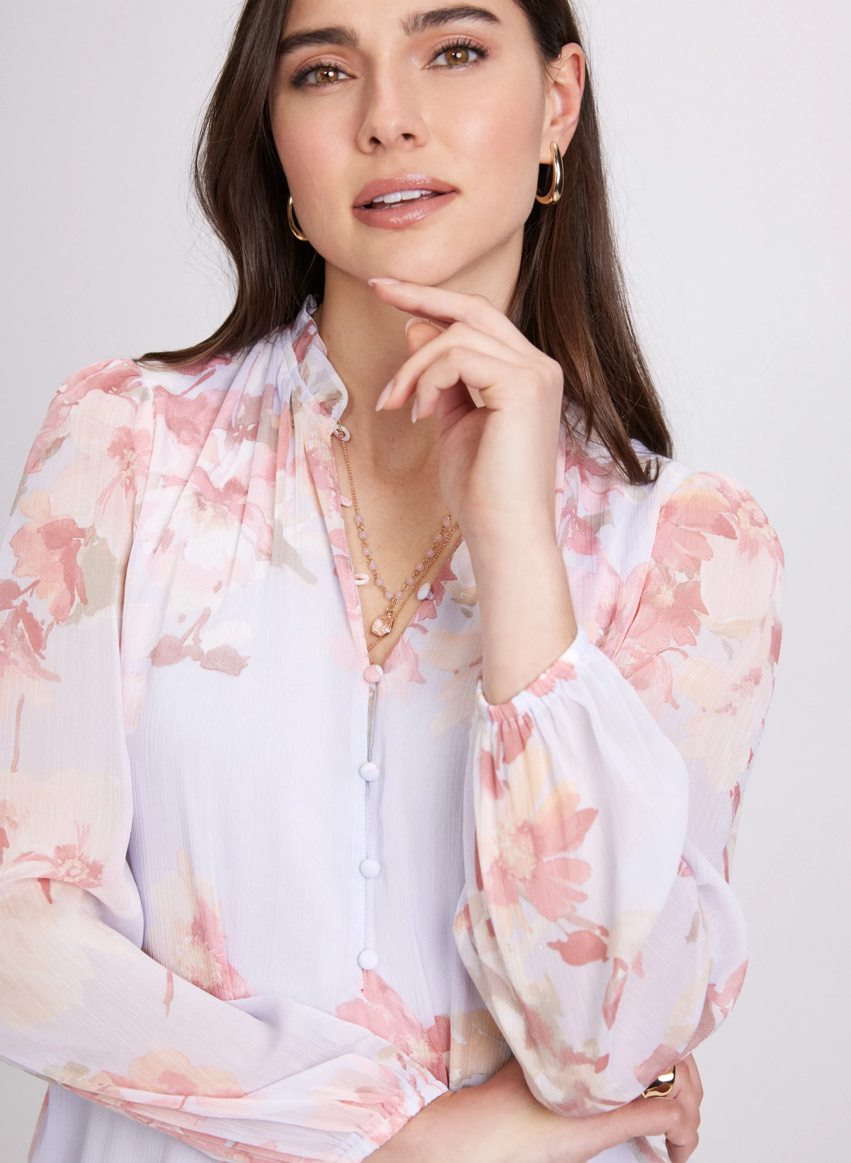 Floral Print Blouse sold by Laura product image thumbnail 5