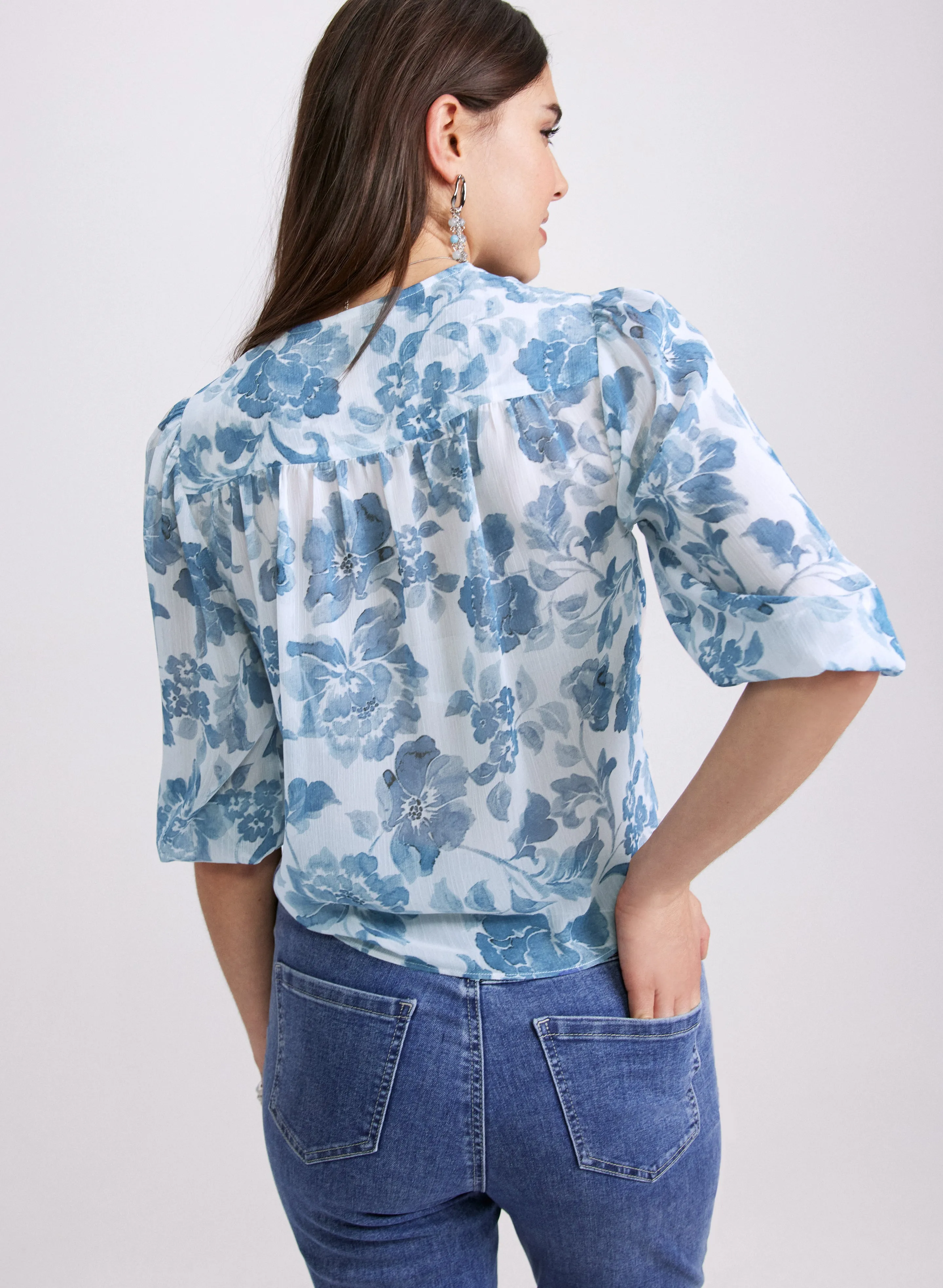 Floral Print Blouse sold by Laura product image thumbnail 3