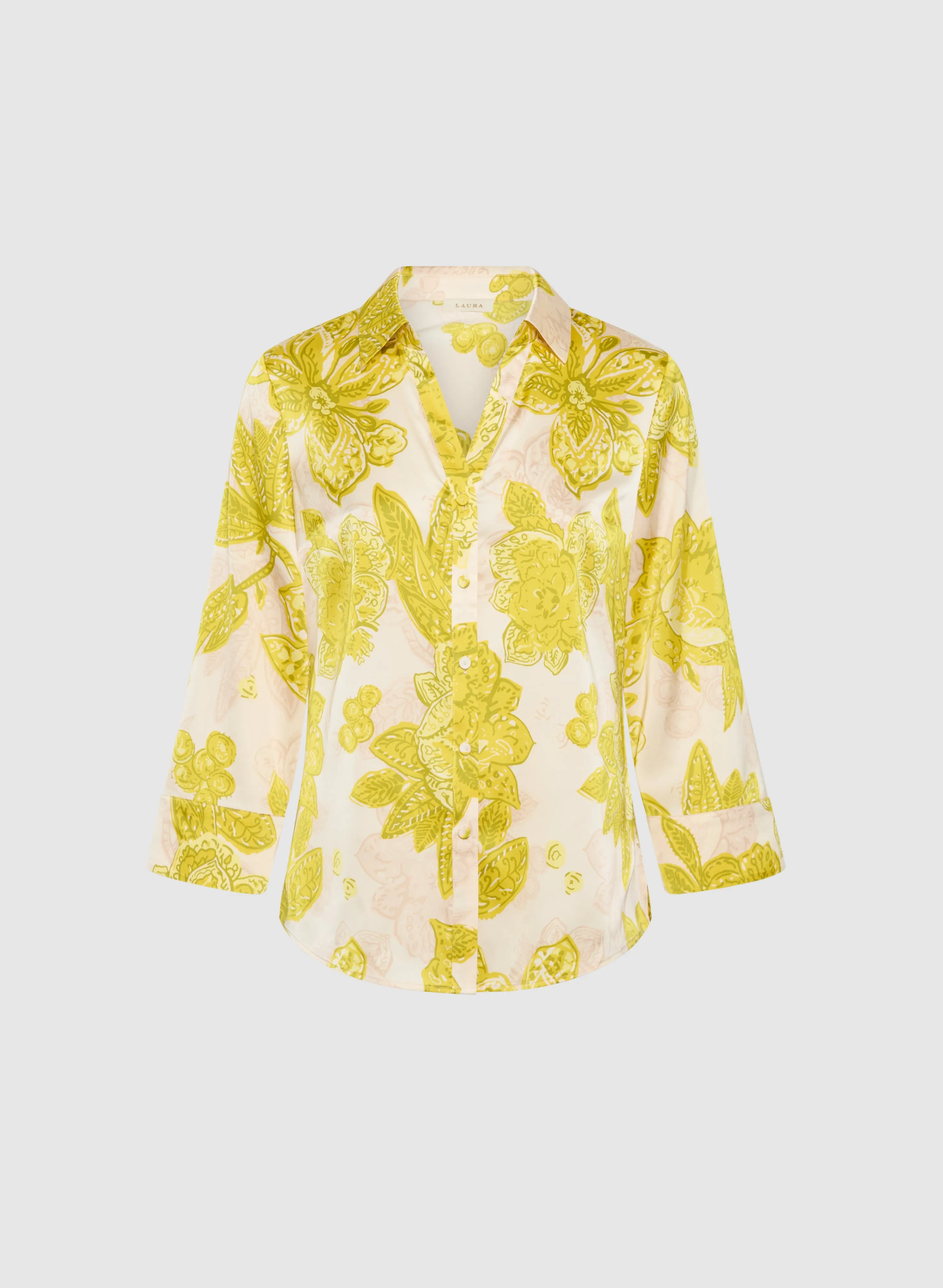 Satin Floral Blouse sold by Laura product image thumbnail 5