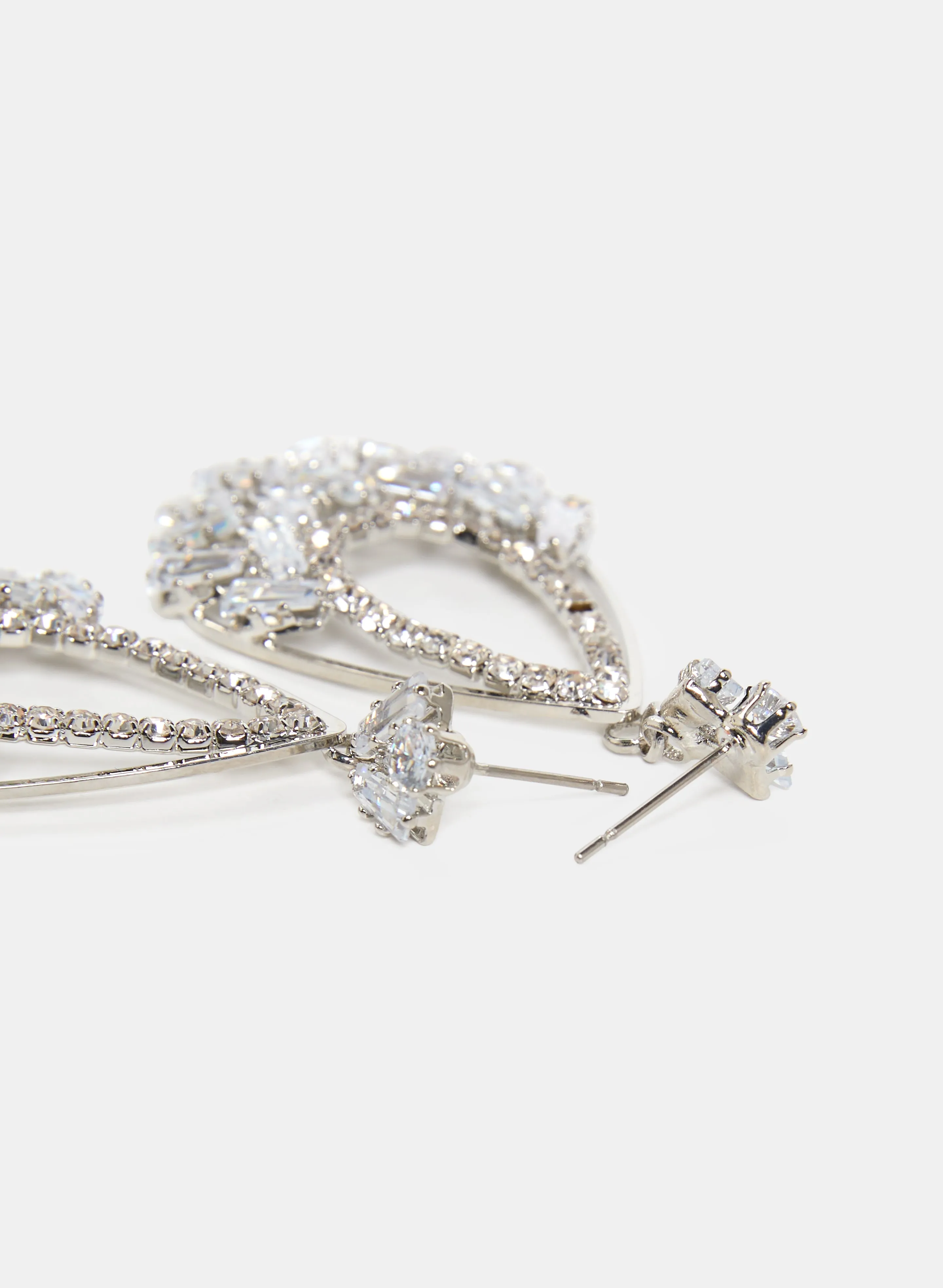 Crystal Teardrop Earrings sold by Laura product image thumbnail 2