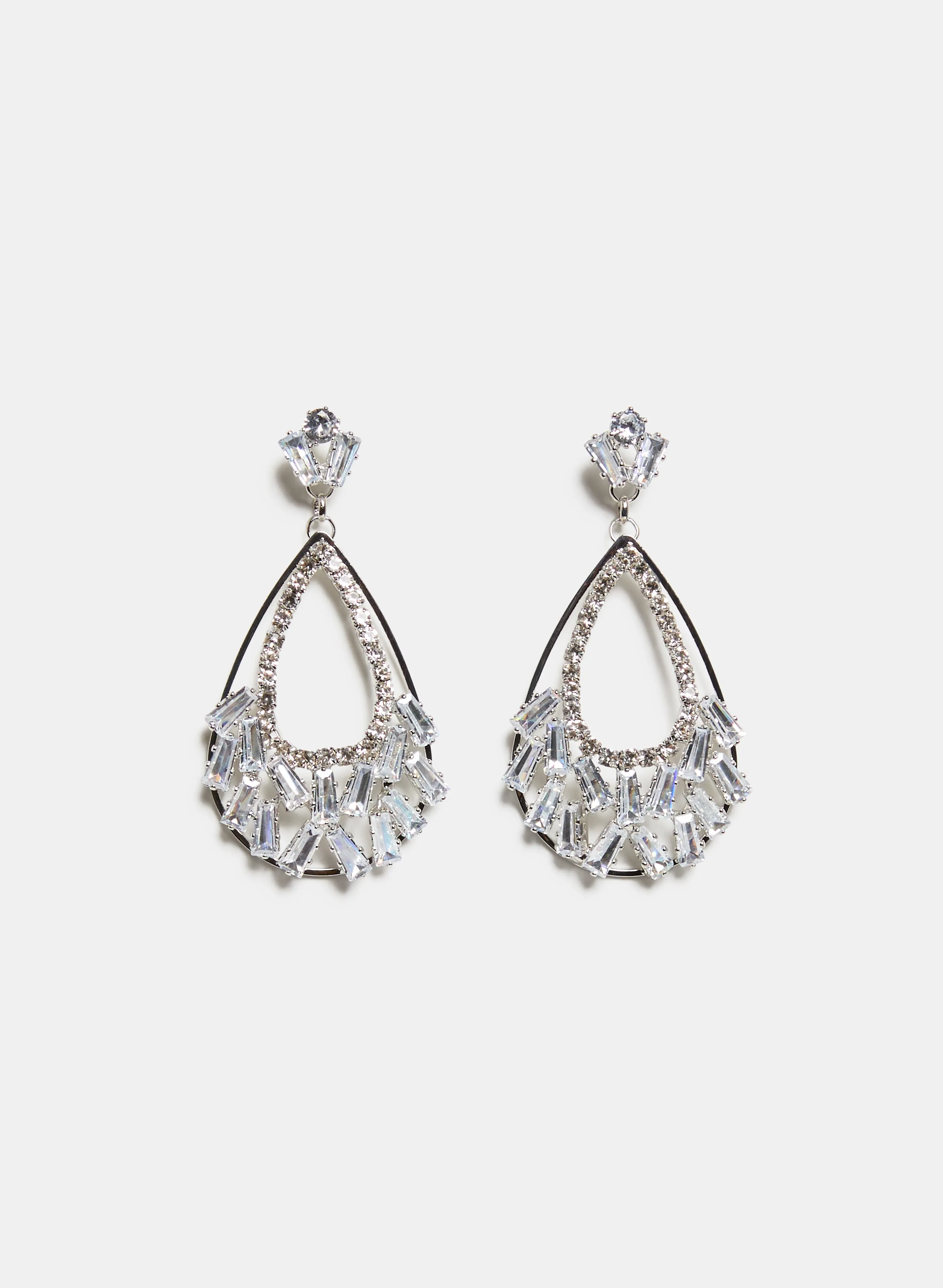 Crystal Teardrop Earrings sold by Laura