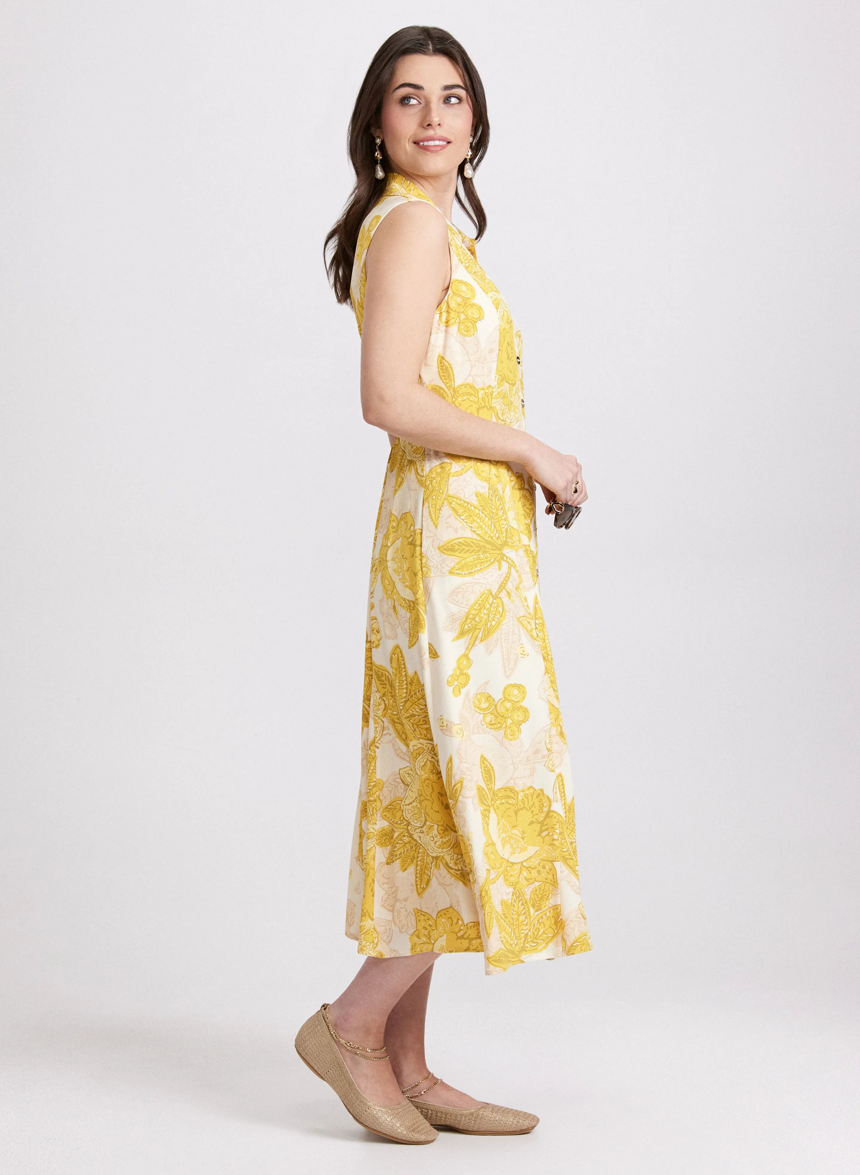 Paisley Print Shirt Dress sold by Laura product image thumbnail 2