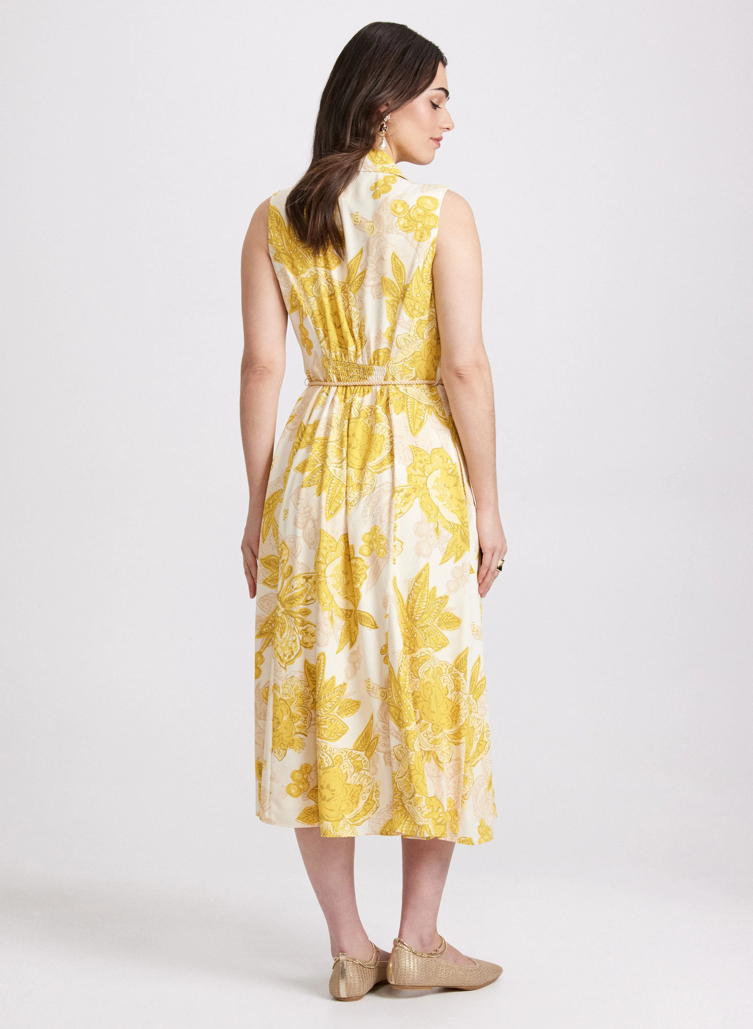 Paisley Print Shirt Dress sold by Laura product image thumbnail 4