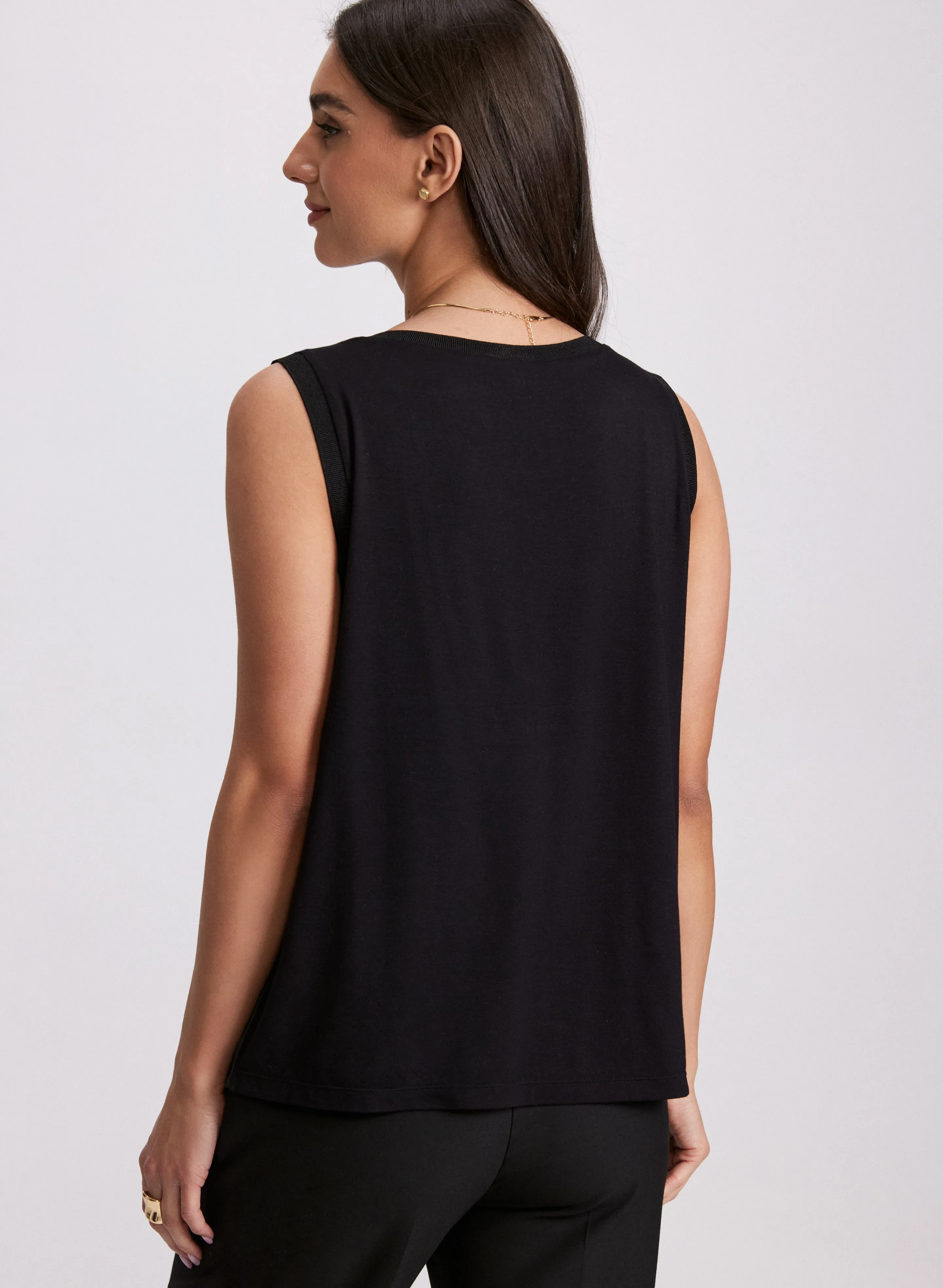 Two-Tone Sleeveless Top sold by Laura product image thumbnail 4