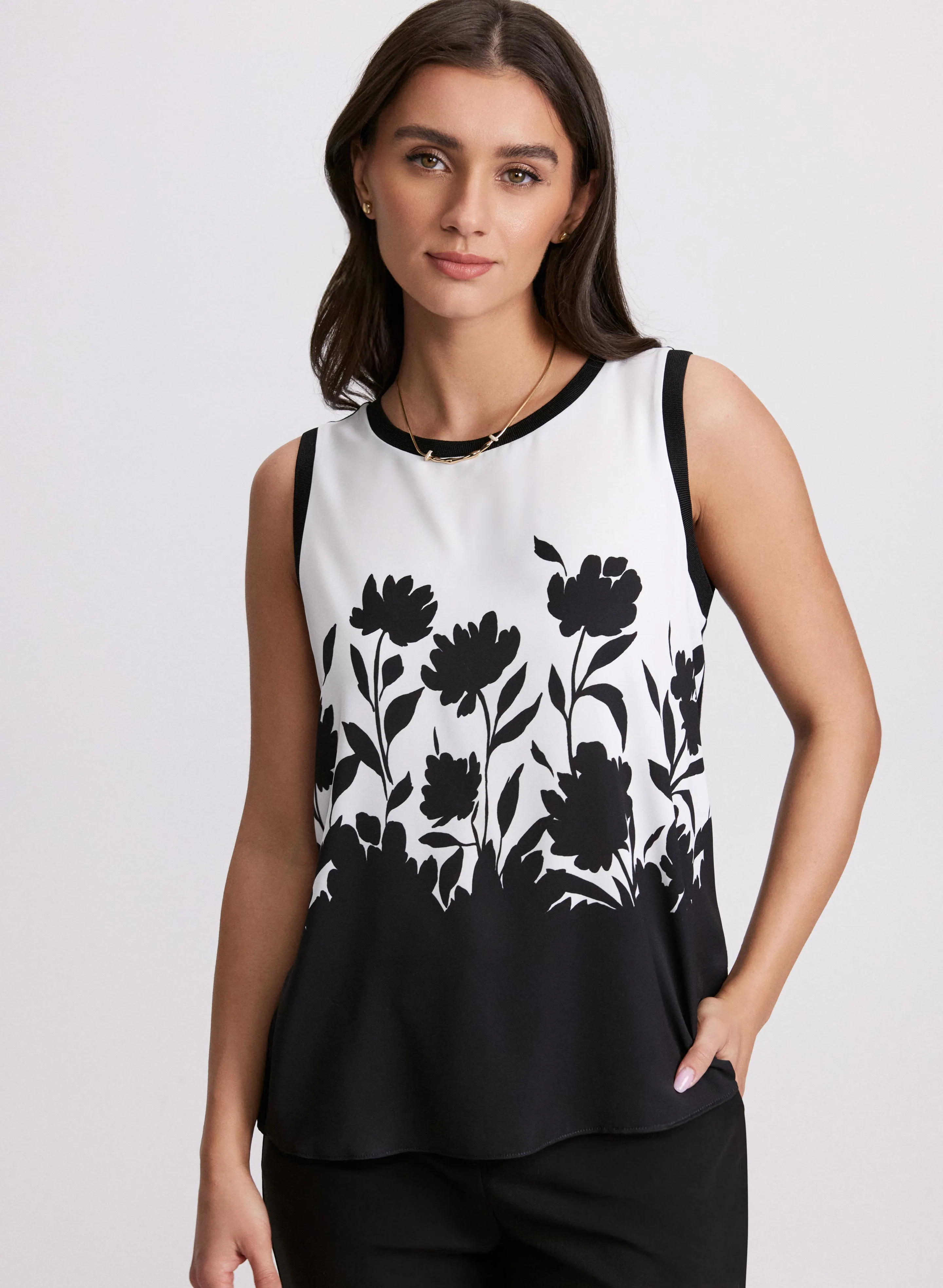 Two-Tone Sleeveless Top sold by Laura product image thumbnail 5