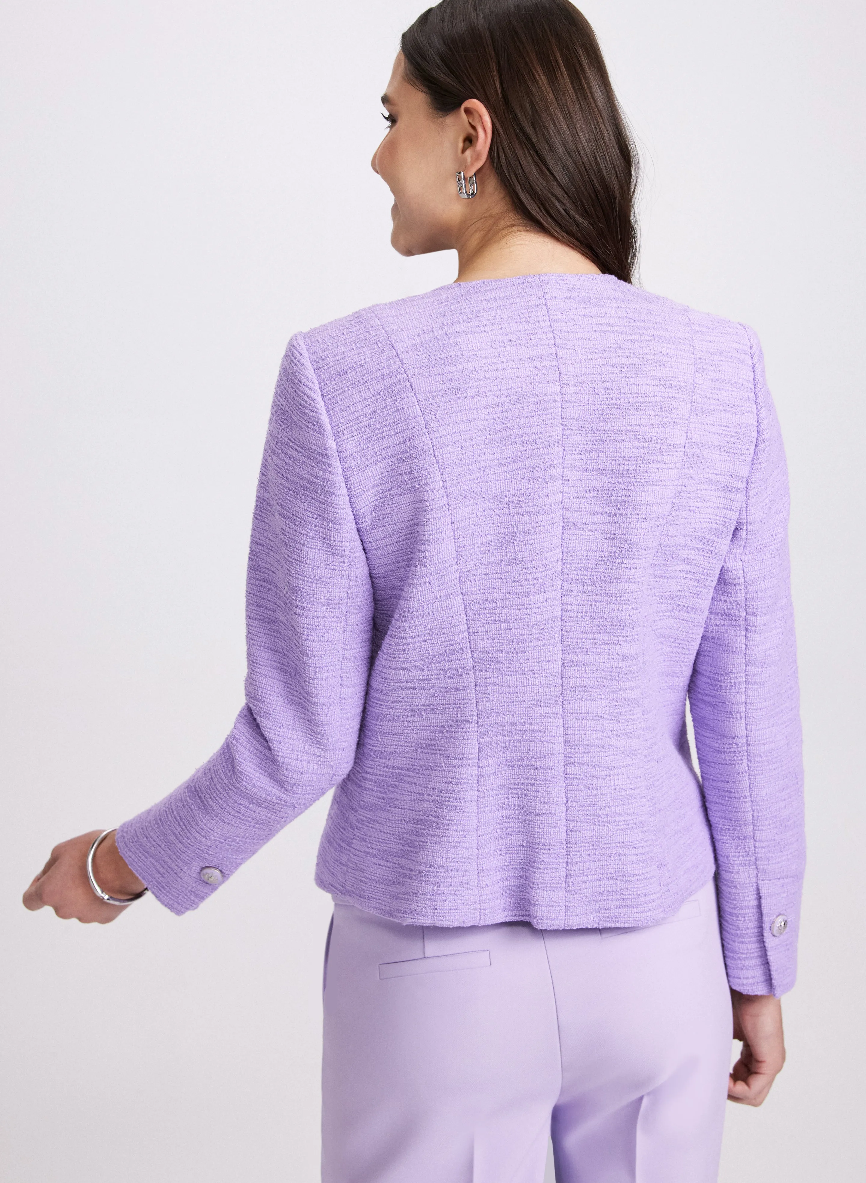 Tweed Button-Down Jacket sold by Laura product image thumbnail 4