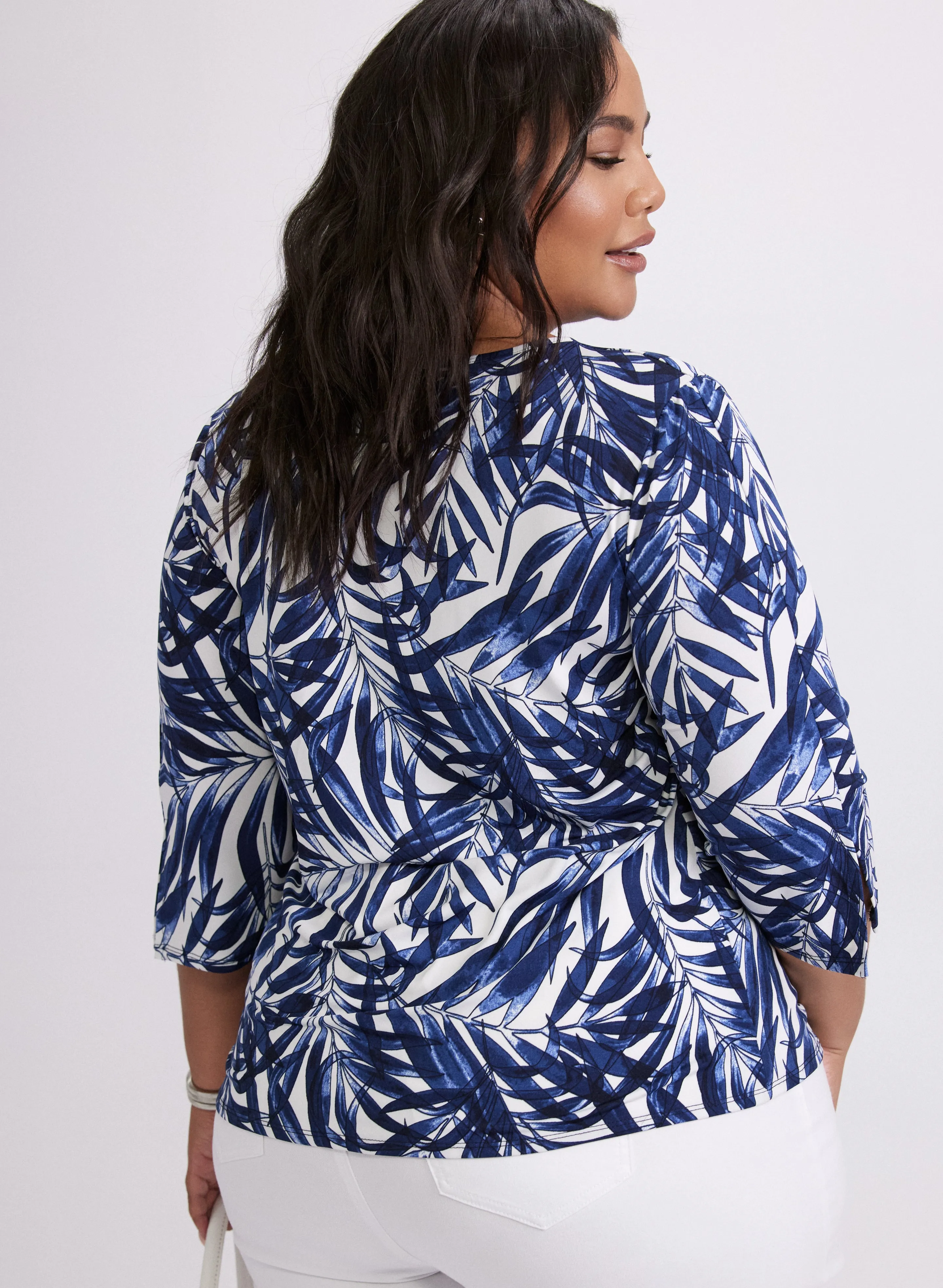 Palm Print Top sold by Laura product image thumbnail 2